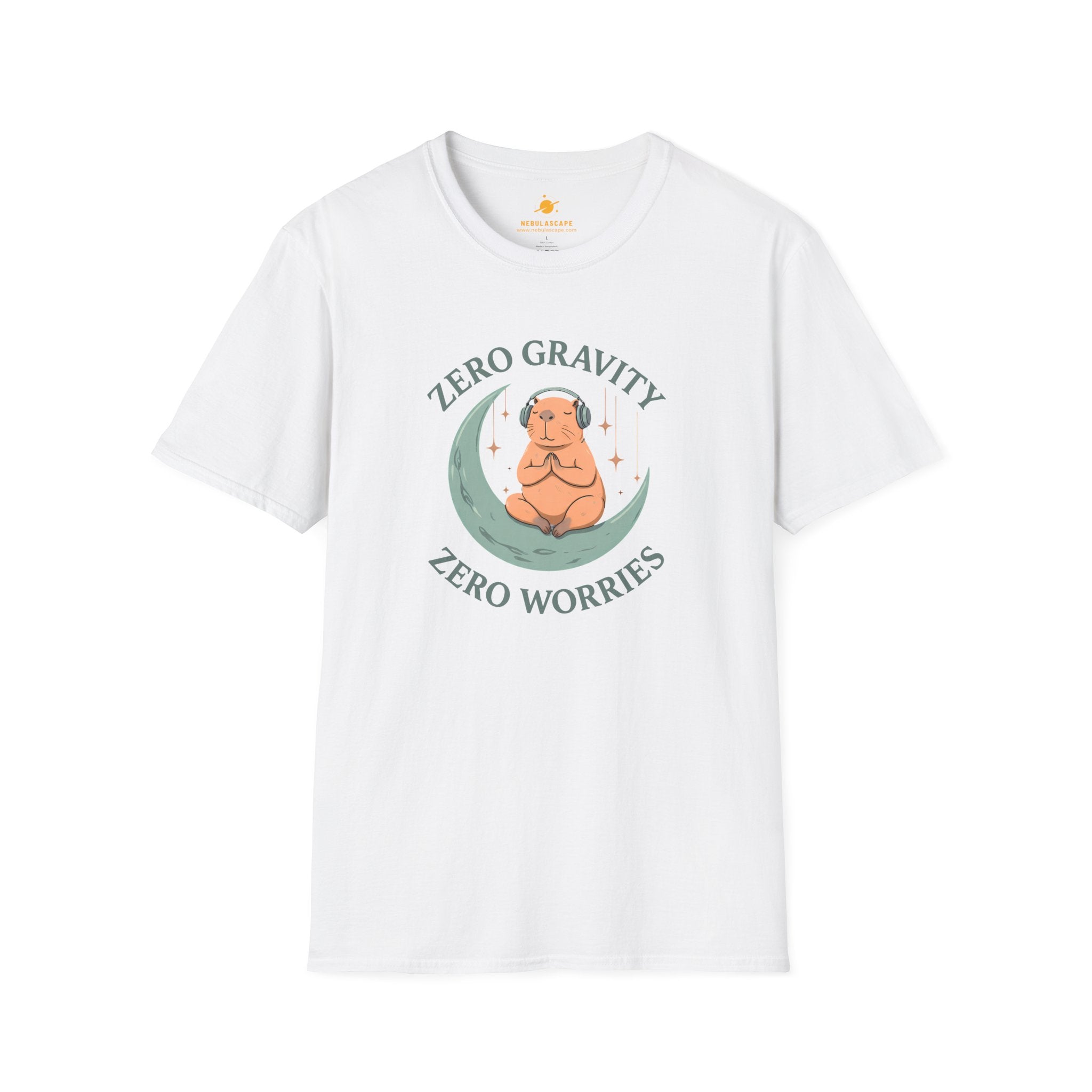 Zero Gravity, Zero Worries Meditating T-Shirt