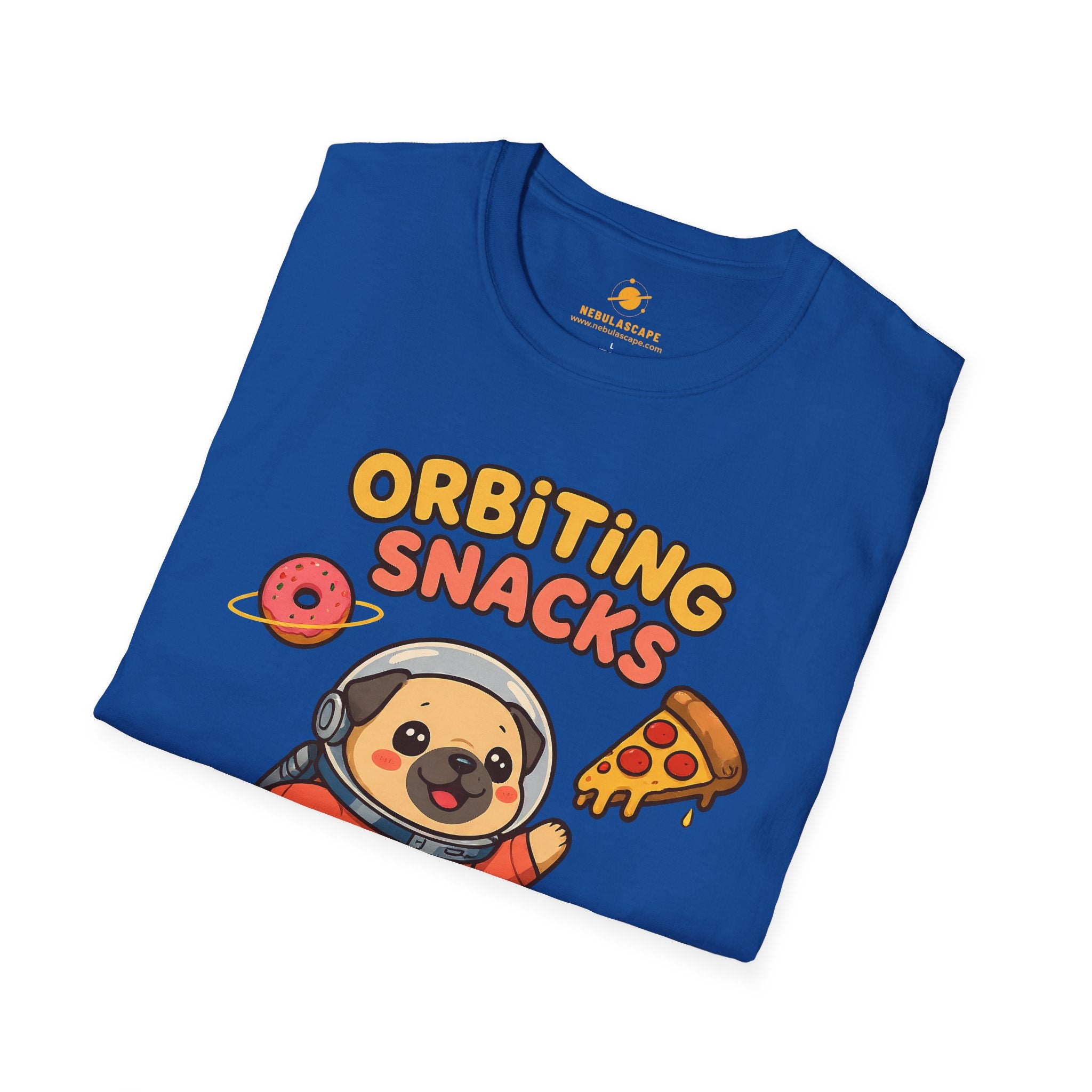 Orbiting Snacks Dog Astronaut T-Shirt