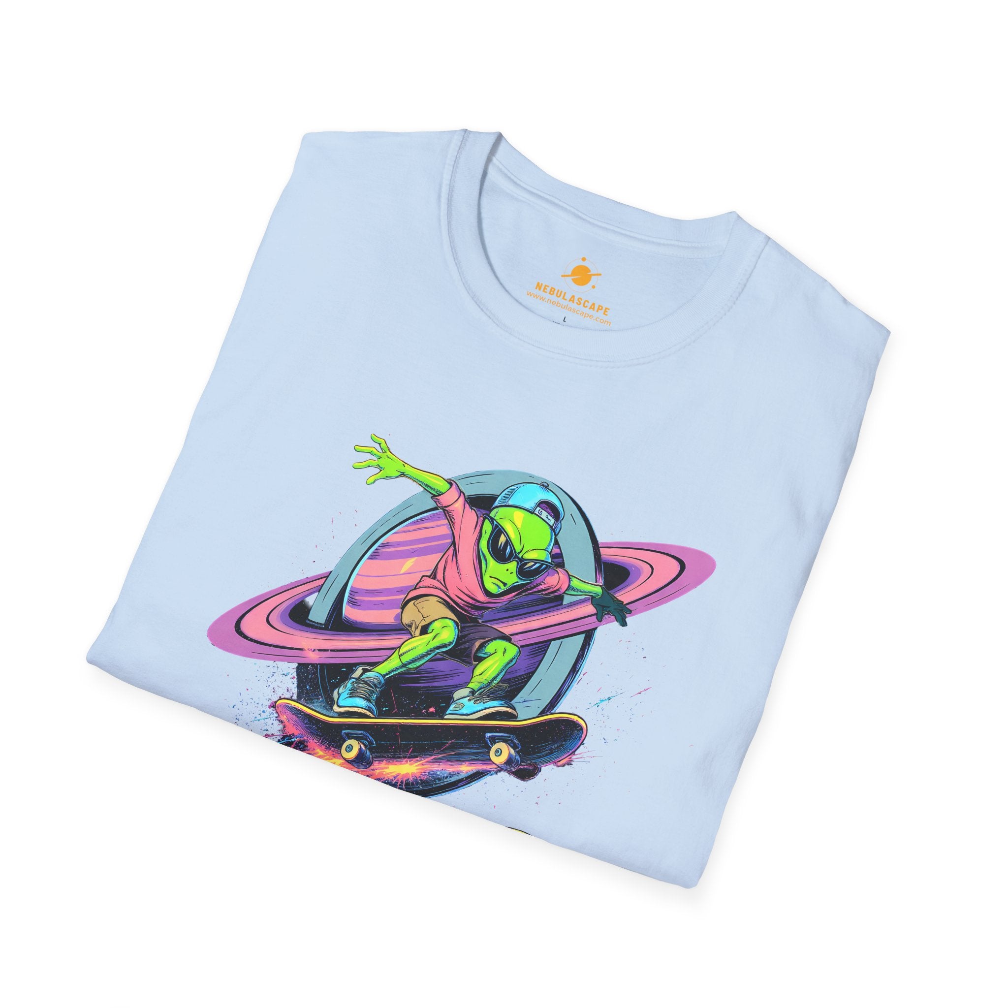 Shred The Void - Alien Skateboarder T-Shirt