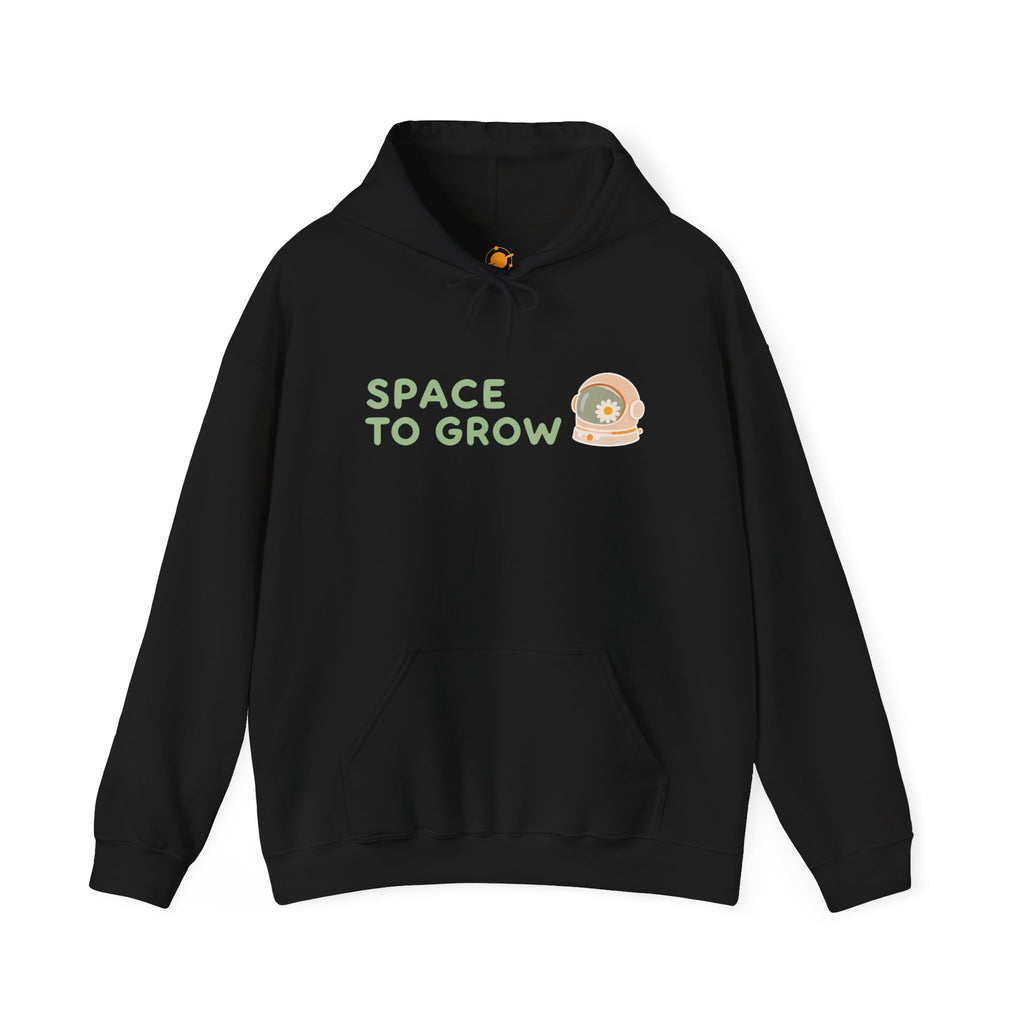 Space to Grow Hoodie — Cute Plant Astronaut Graphic Hoodie