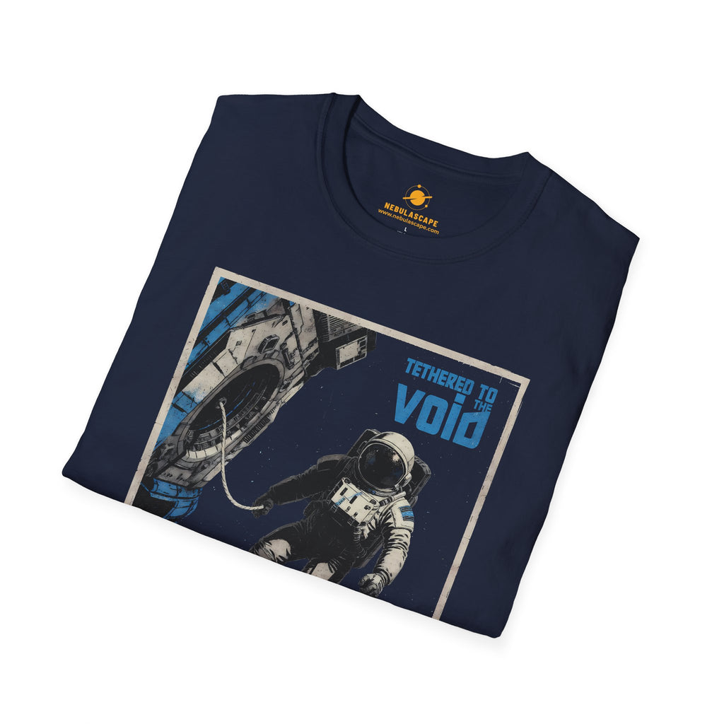 Astronaut T-Shirt — 'Tethered to the Void' Space