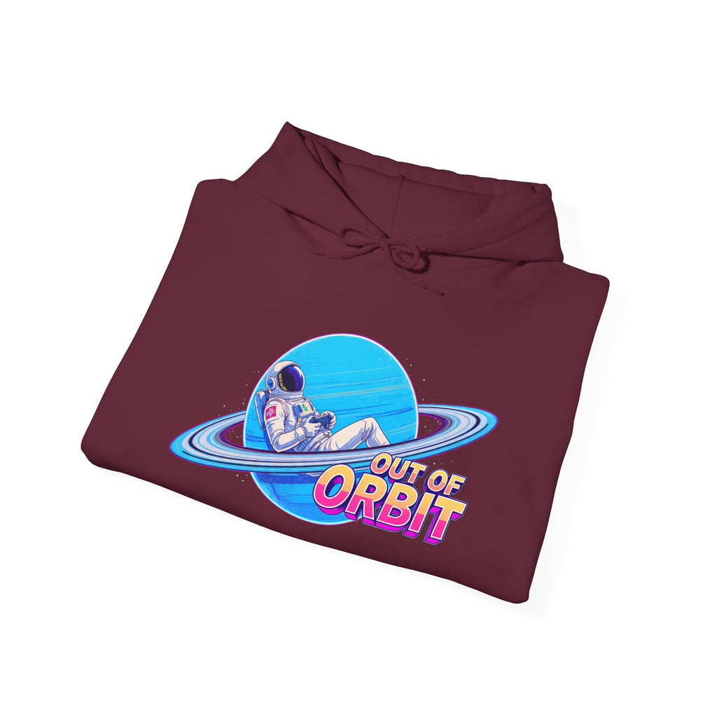 Out of Orbit Astronaut Hoodie – Retro Space Graphic Sweatshirt