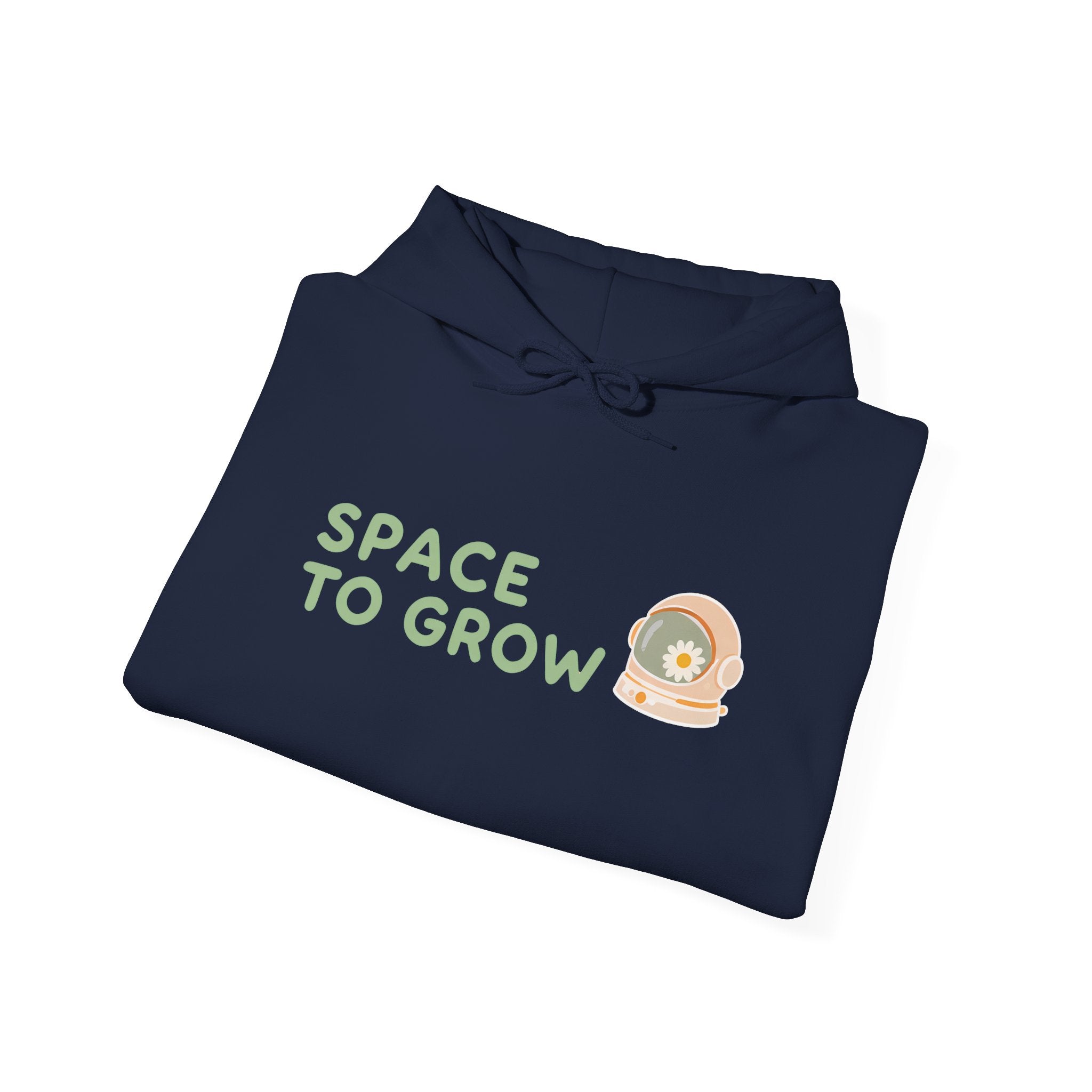 Space to Grow Hoodie — Cute Plant Astronaut Graphic Hoodie