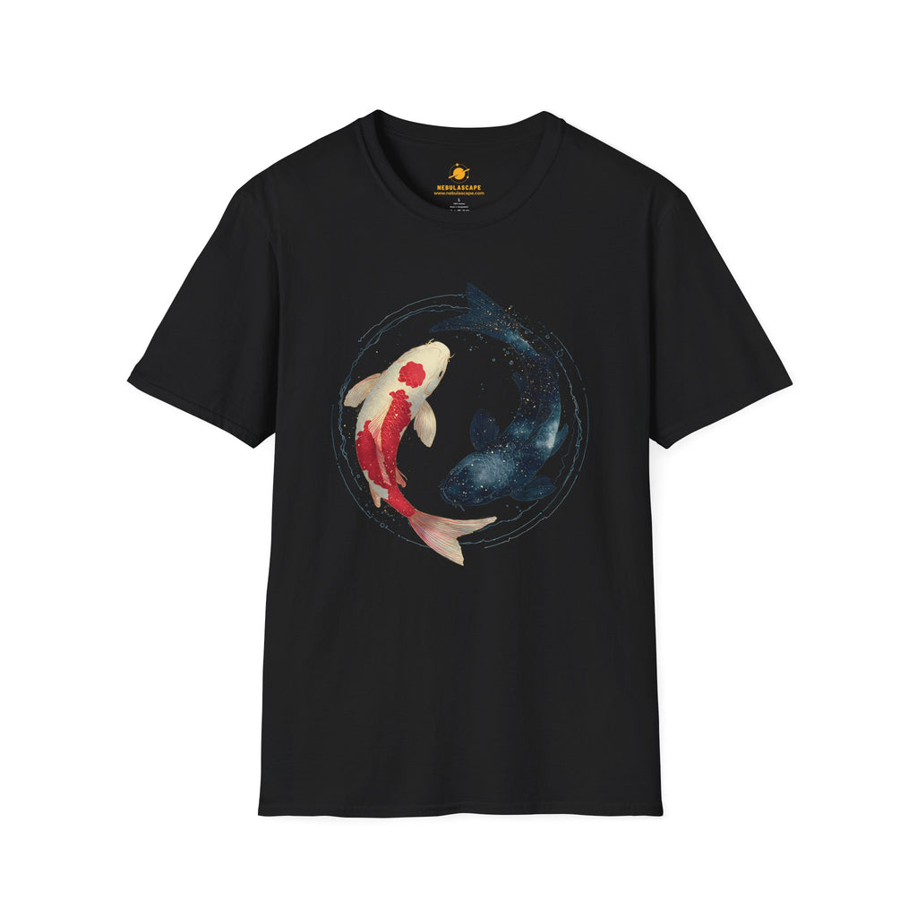 Koi Yin Yang T-Shirt — Watercolor Koi Fish Tee