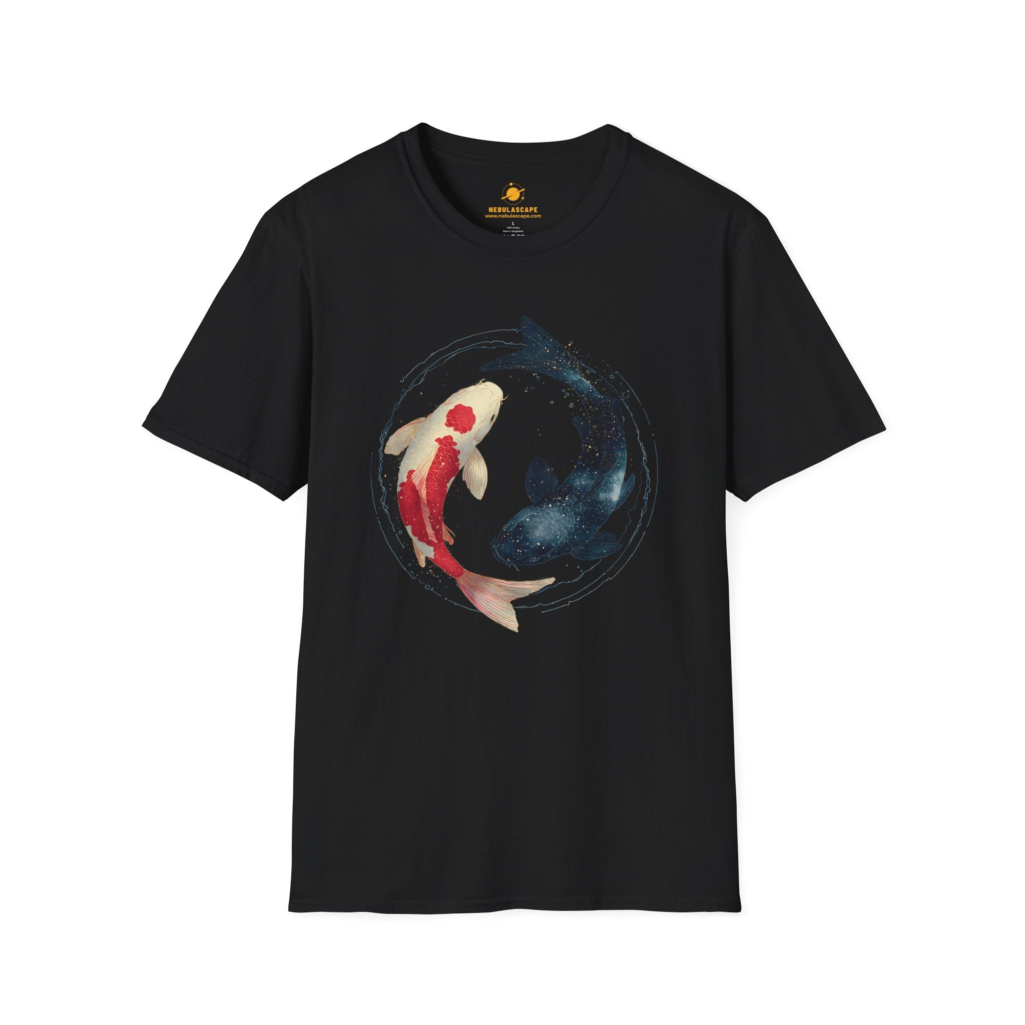 Koi Yin Yang T-Shirt — Watercolor Koi Fish Tee