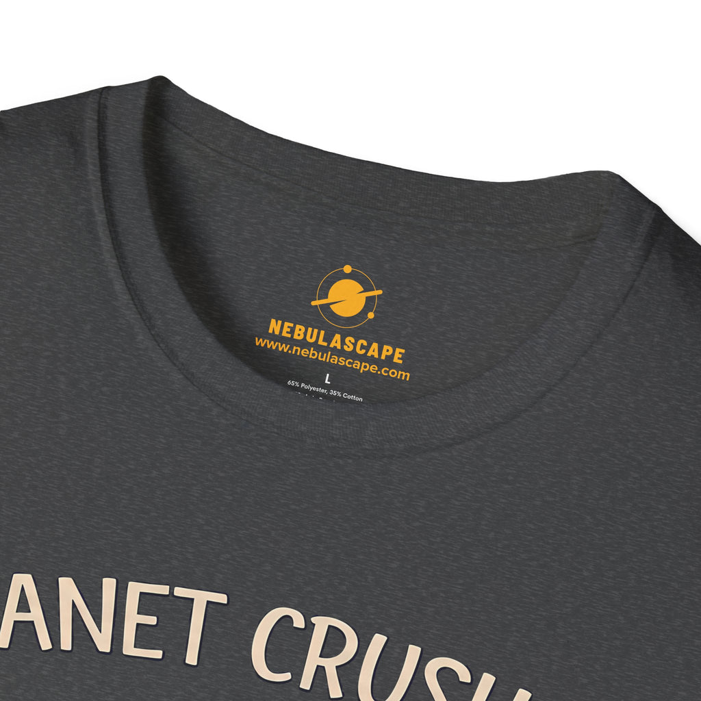 Planet Crusher Black Cat Playing T-Shirt