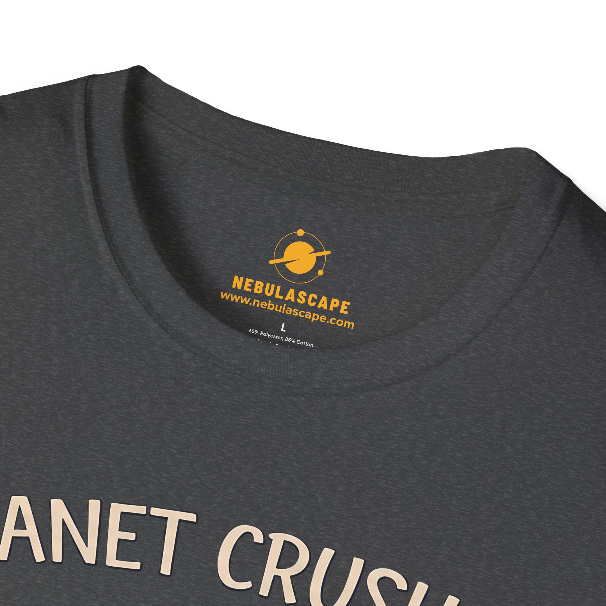 Planet Crusher Black Cat Playing T-Shirt