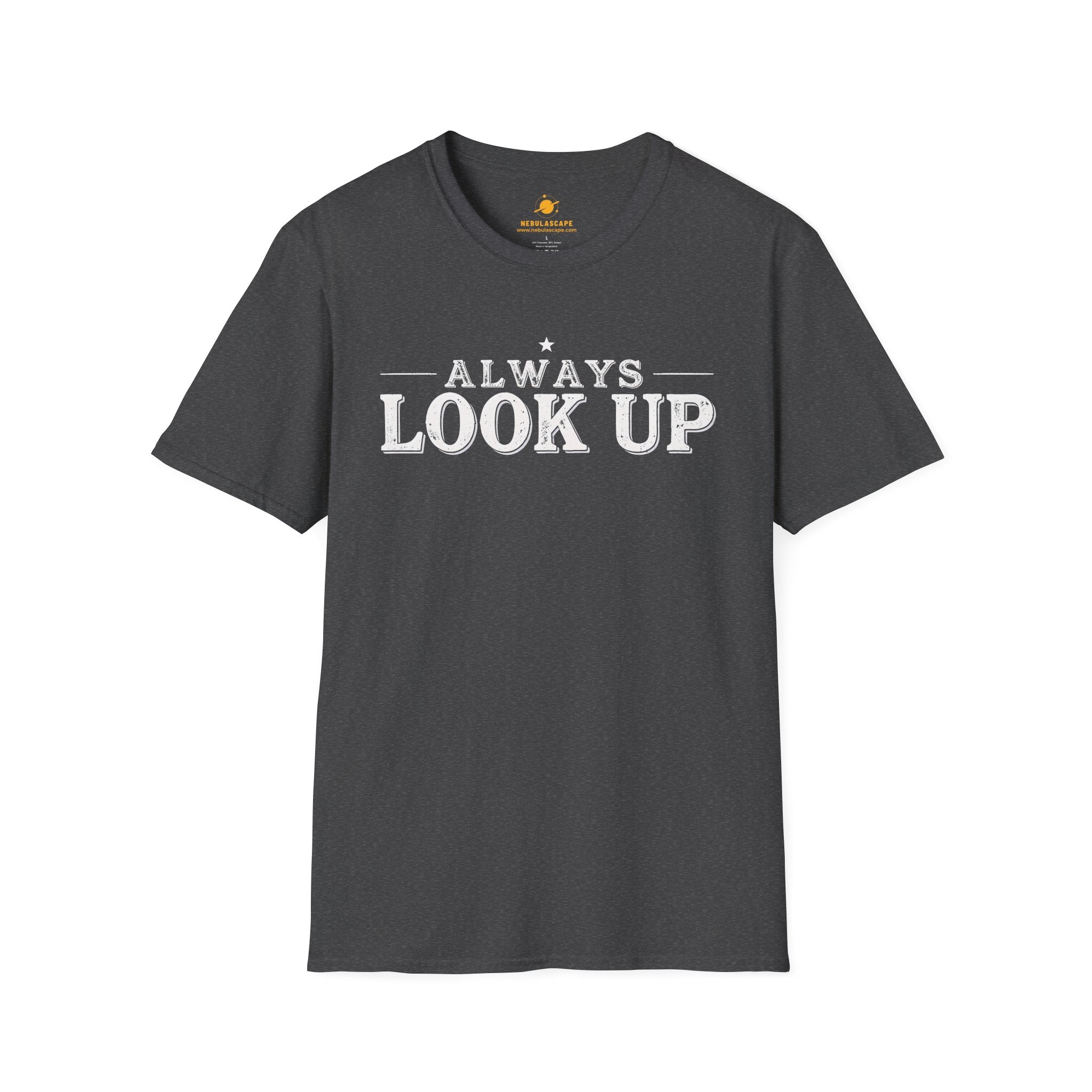 Always Look Up T-Shirt — Inspirational Sky Graphic Tee