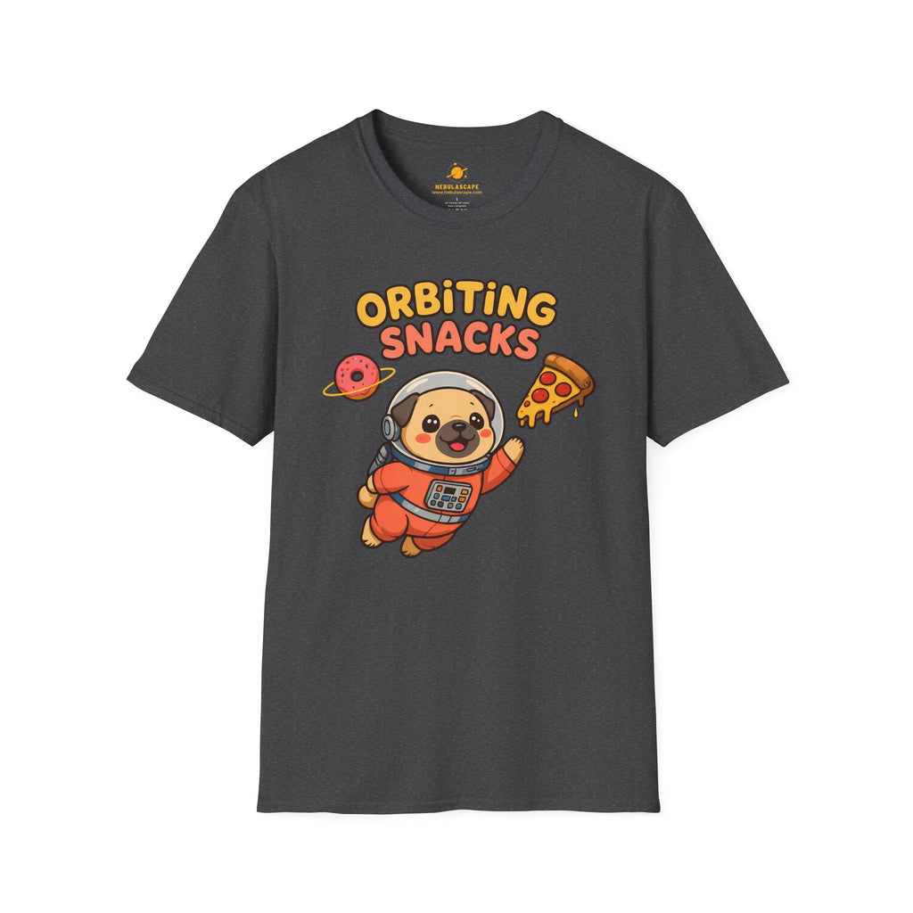 Orbiting Snacks Dog Astronaut T-Shirt