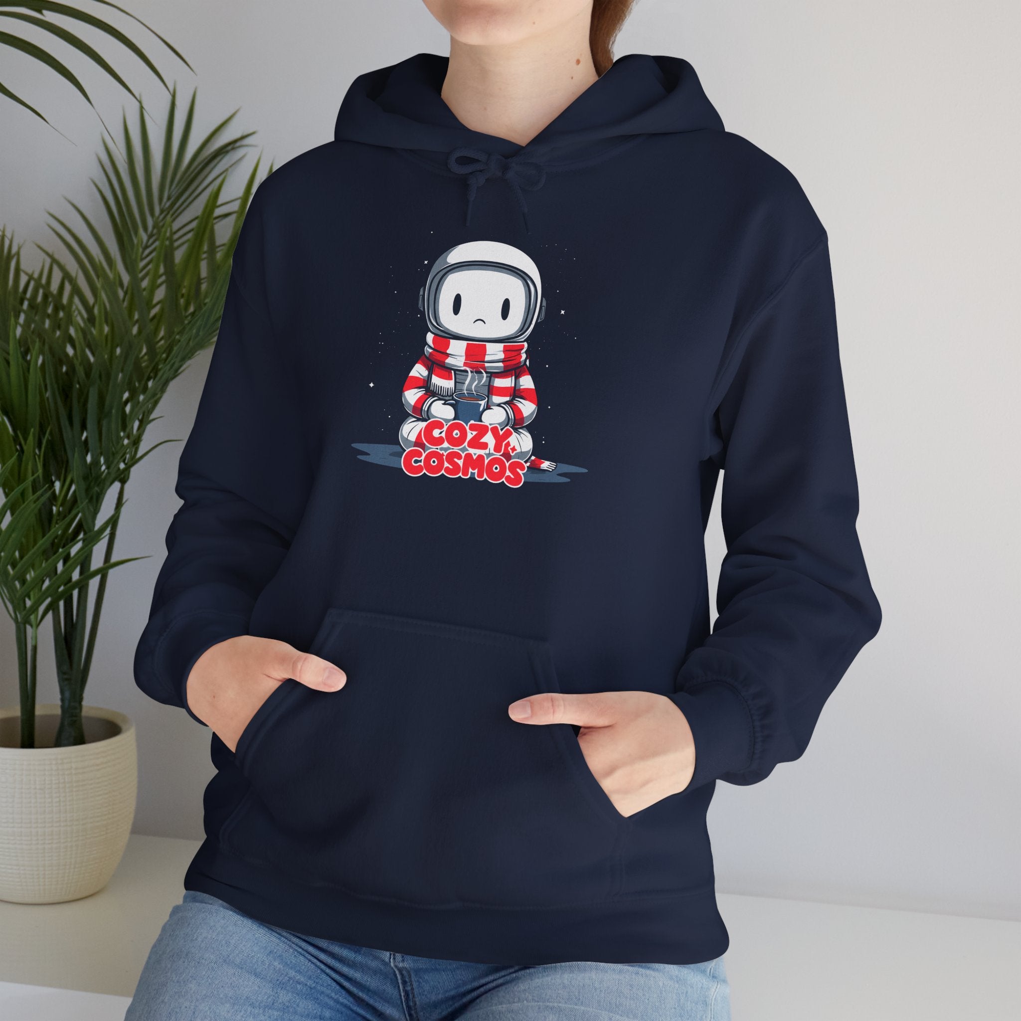 Cozy Cosmos Hoodie — Cute Astronaut Bear Graphic Pullover