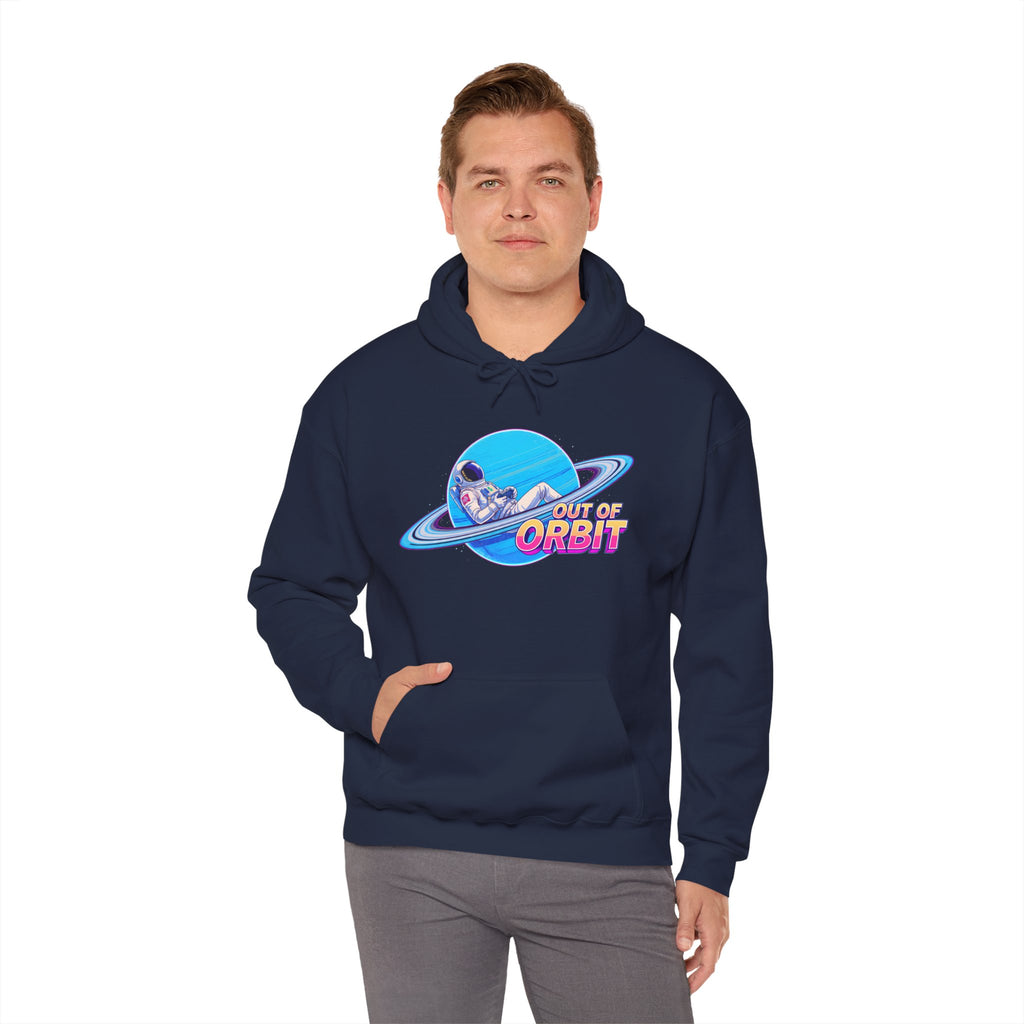 Out of Orbit Astronaut Hoodie – Retro Space Graphic Sweatshirt