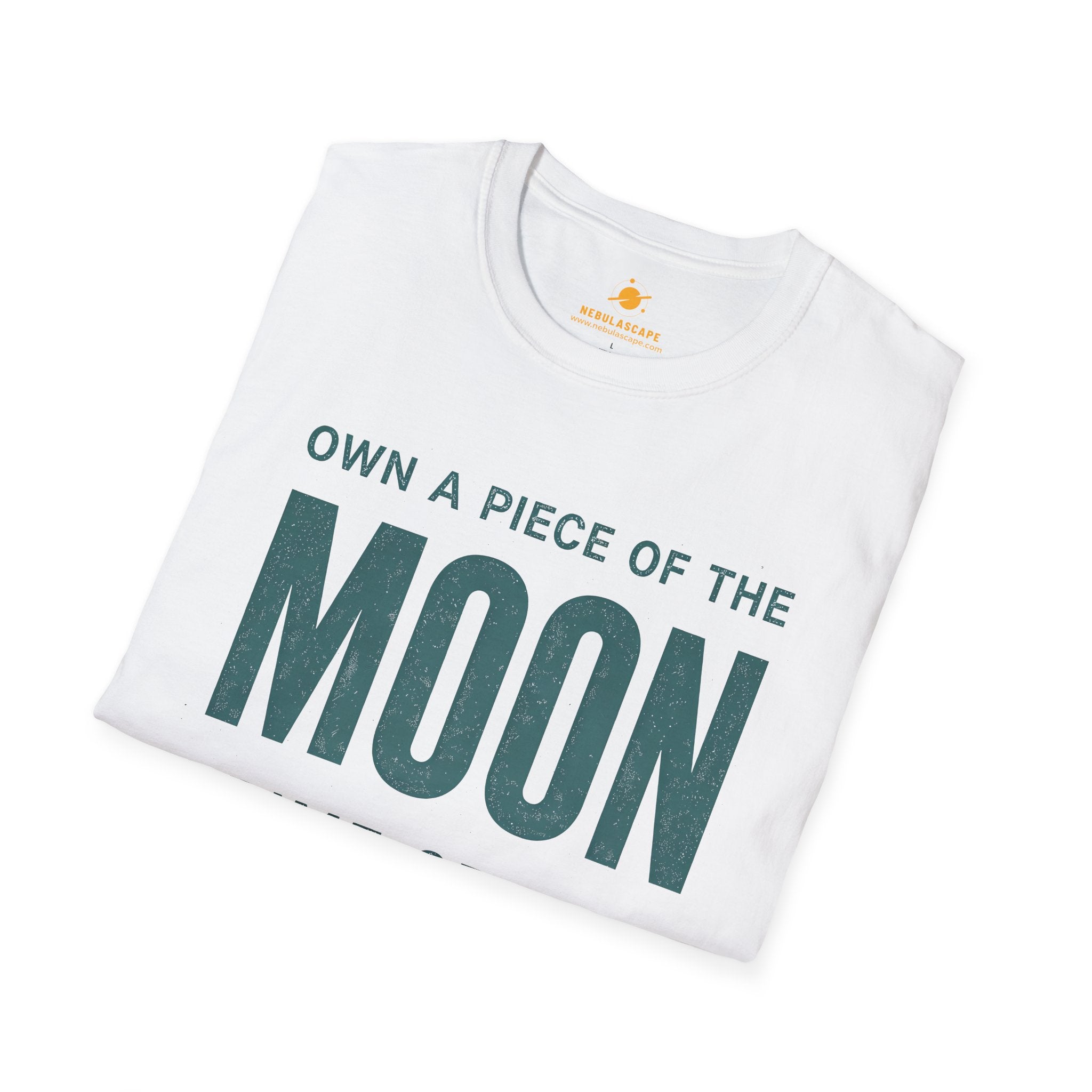 Moon Real Estate T-Shirt — "Own a Piece of the Moon" Vintage Space Tee