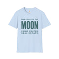 Moon Real Estate T-Shirt — "Own a Piece of the Moon" Vintage Space Tee