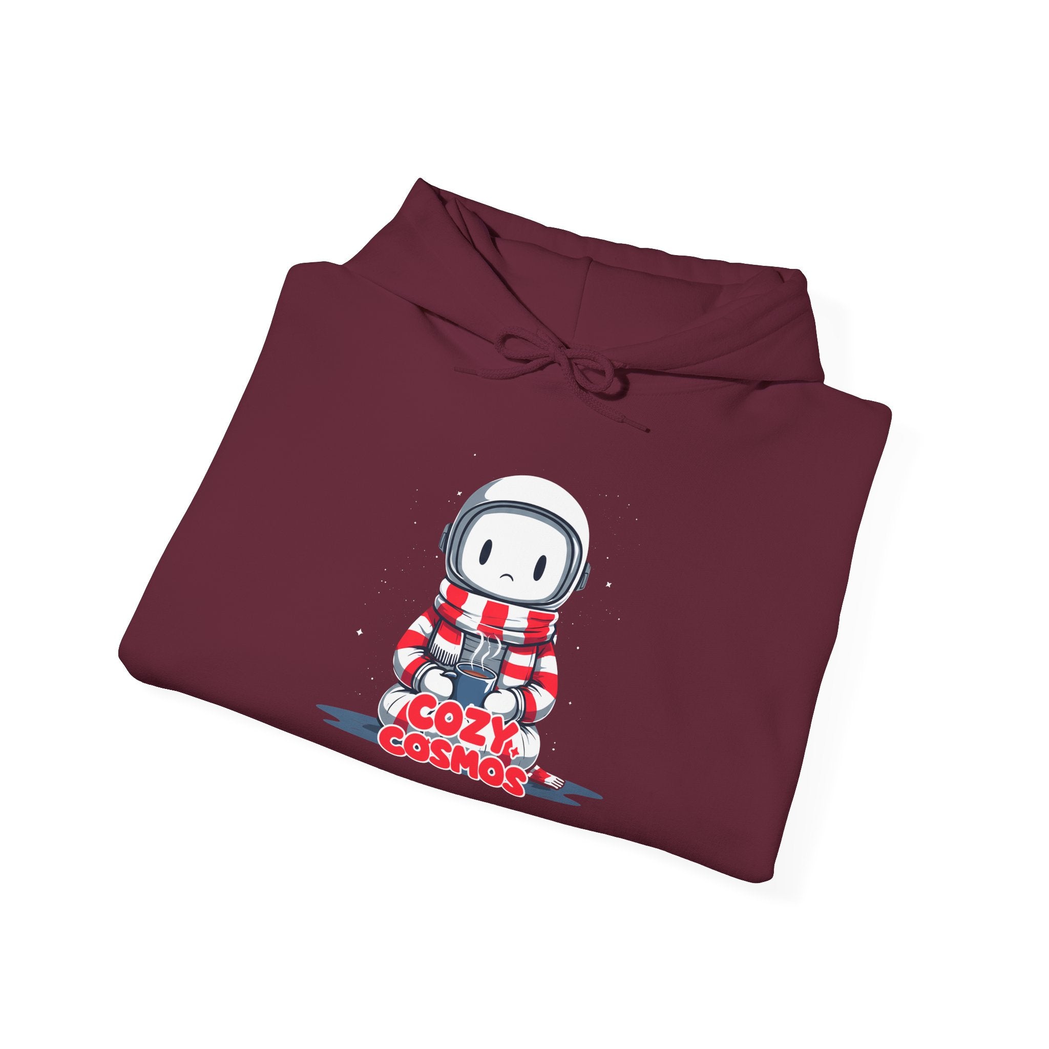 Cozy Cosmos Hoodie — Cute Astronaut Bear Graphic Pullover