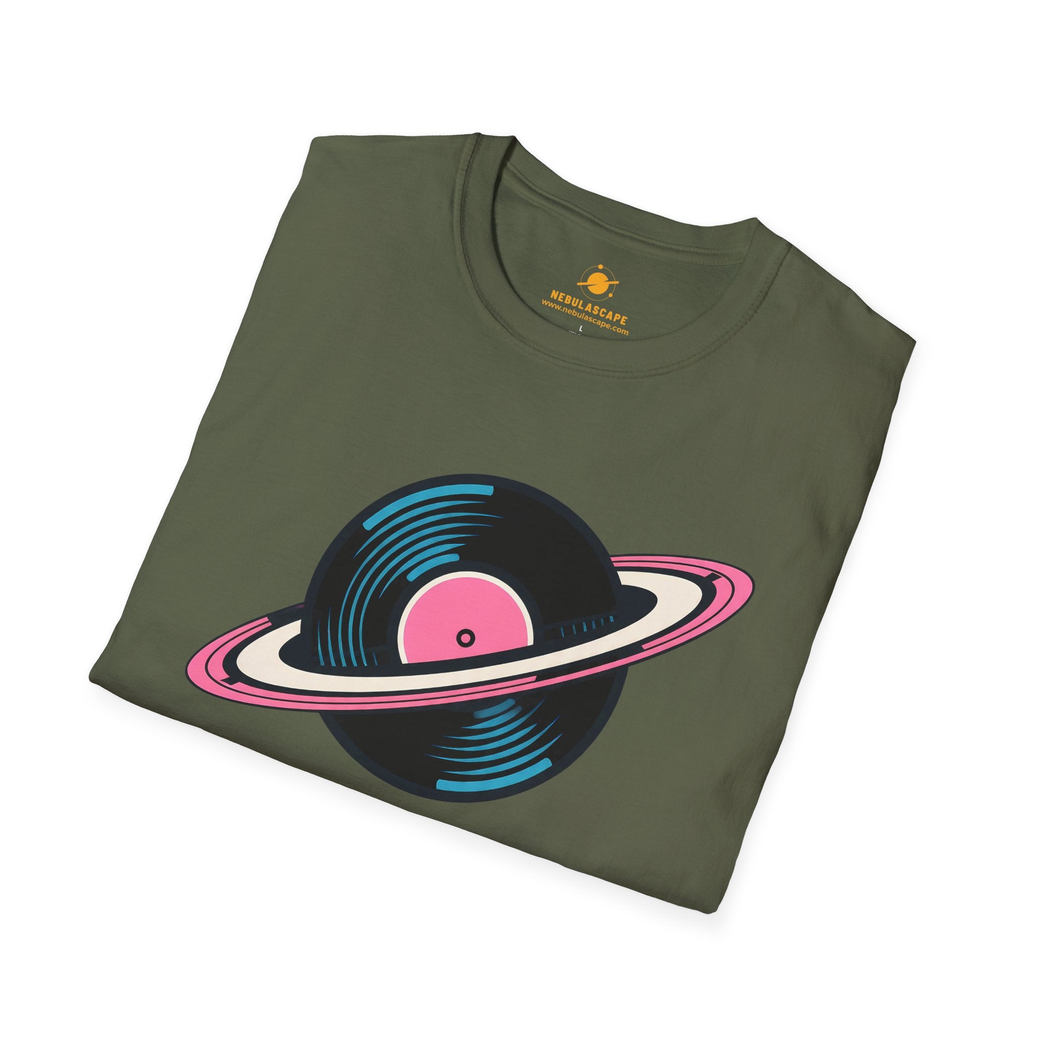 Sounds Of Space Planet Record Disc T-Shirt