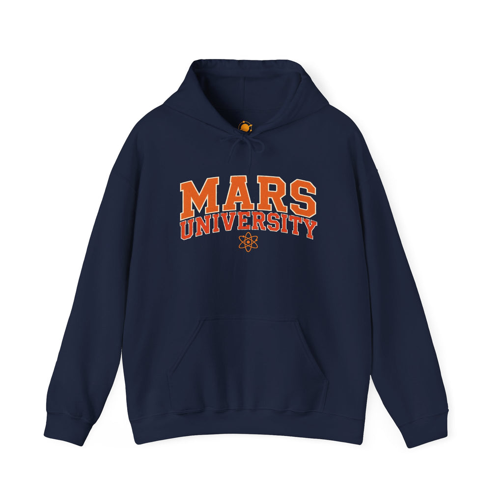 Mars University Hoodie – Retro Collegiate Graphic Pullover