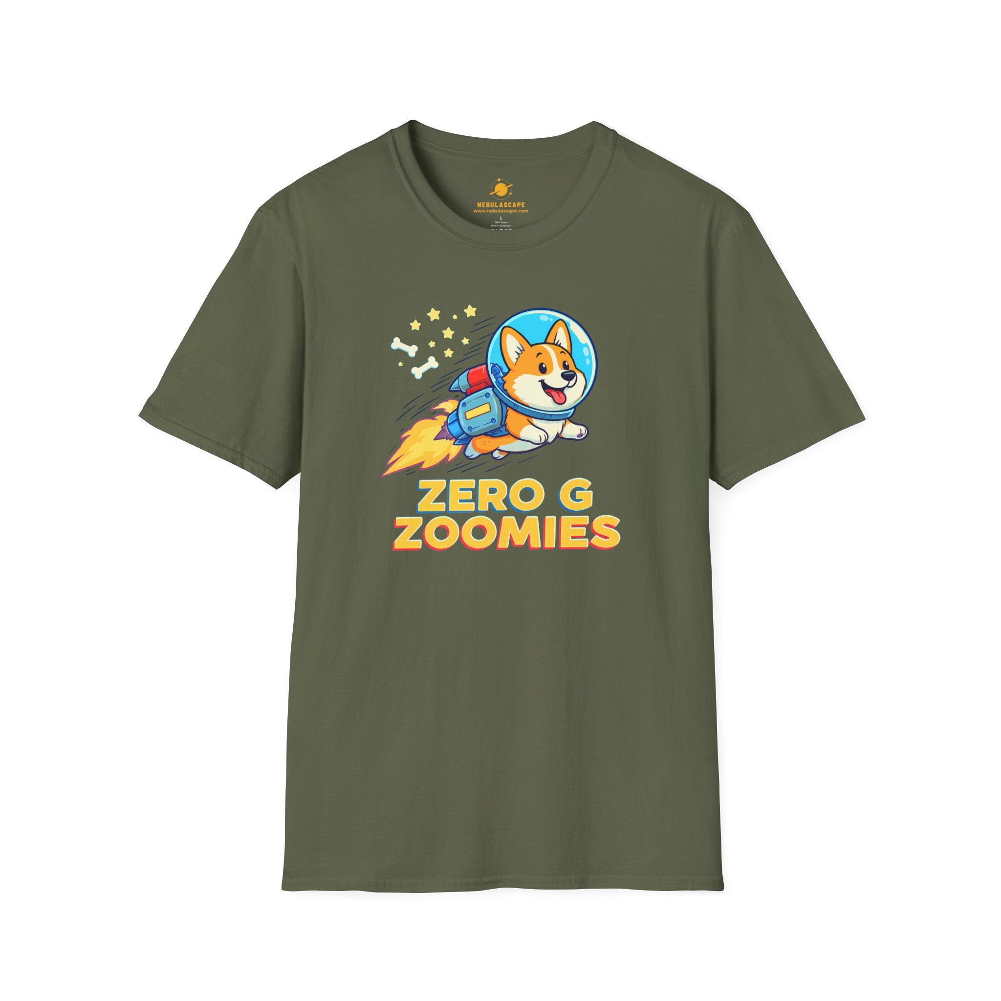 Zero G Zoomies Rocket Dog T-Shirt
