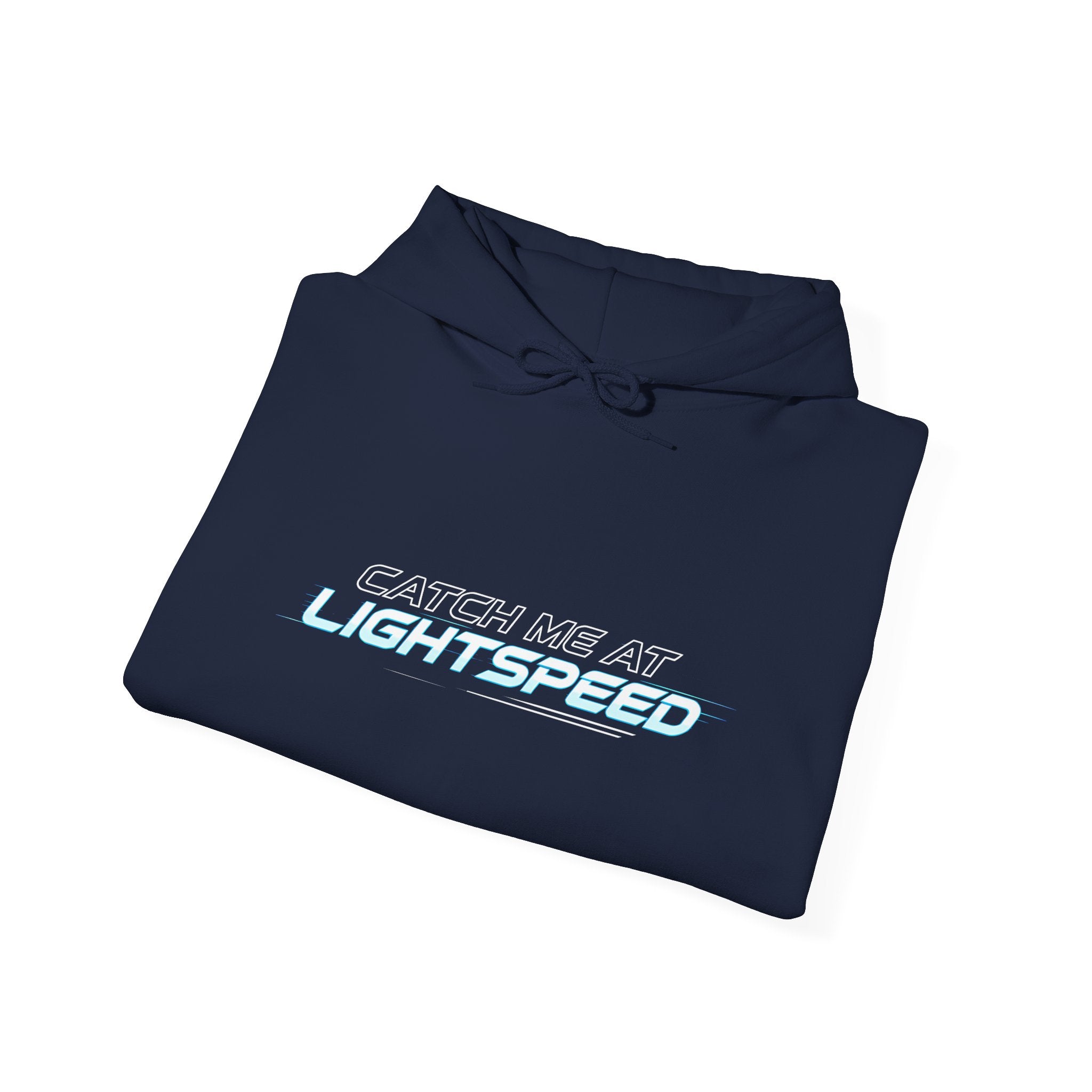 Lightspeed Graphic Hoodie — "Dayton Was Not Lightspeed" Retro Sci‑Fi Pullover
