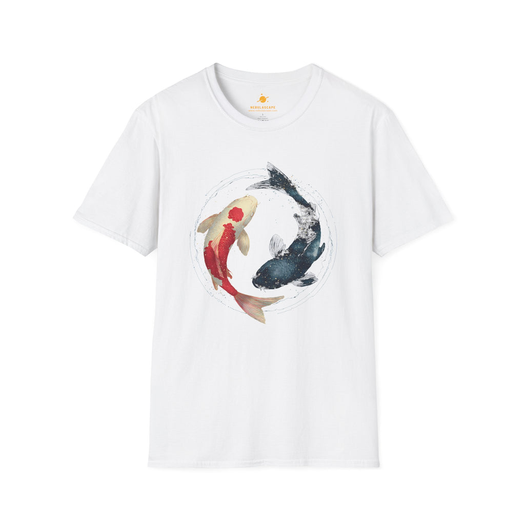 Koi Yin Yang T-Shirt — Watercolor Koi Fish Tee