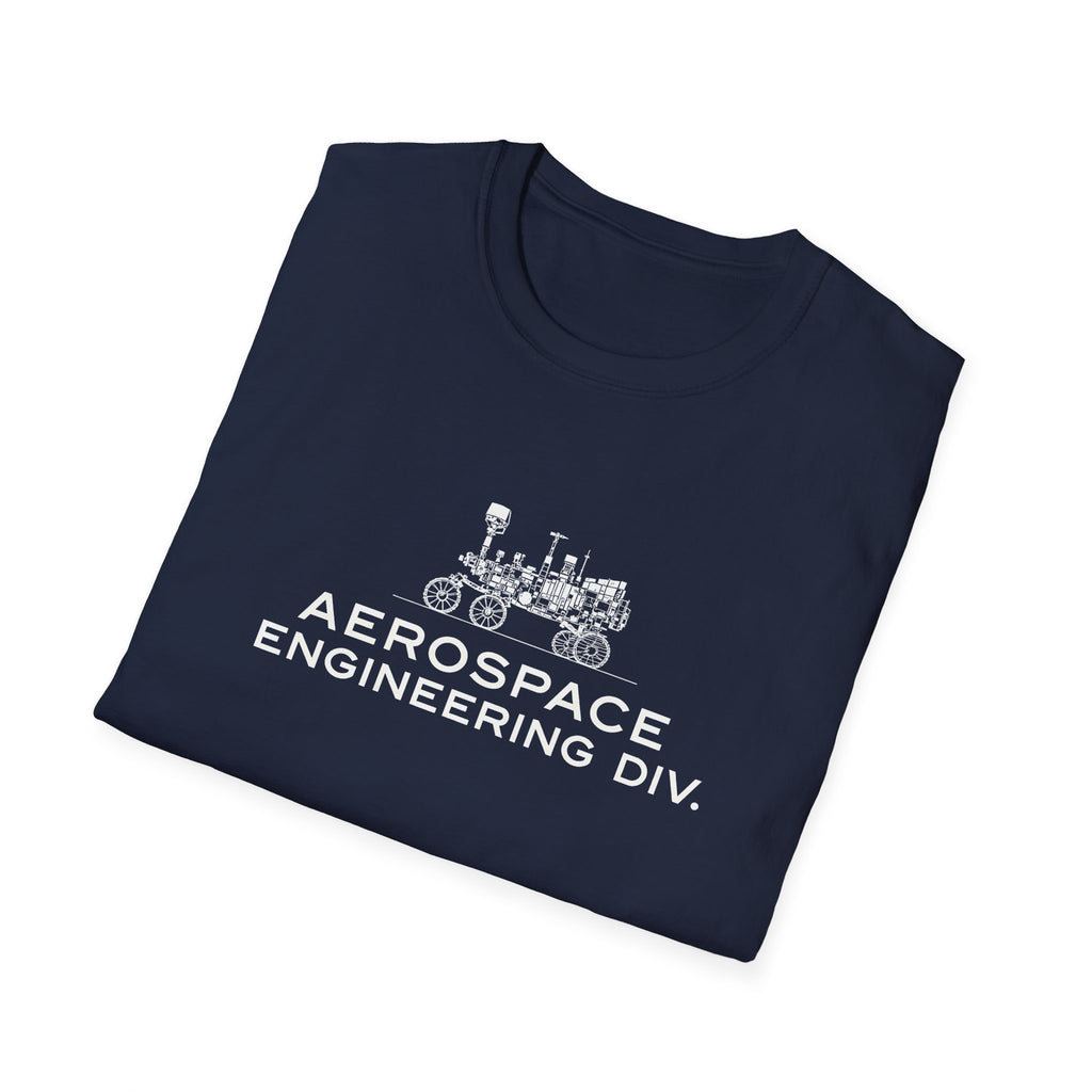 Aerospace Engineering Div. T-Shirt — Vintage Mars Rover Graphic Tee
