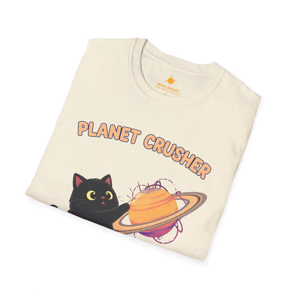 Planet Crusher Black Cat T-Shirt