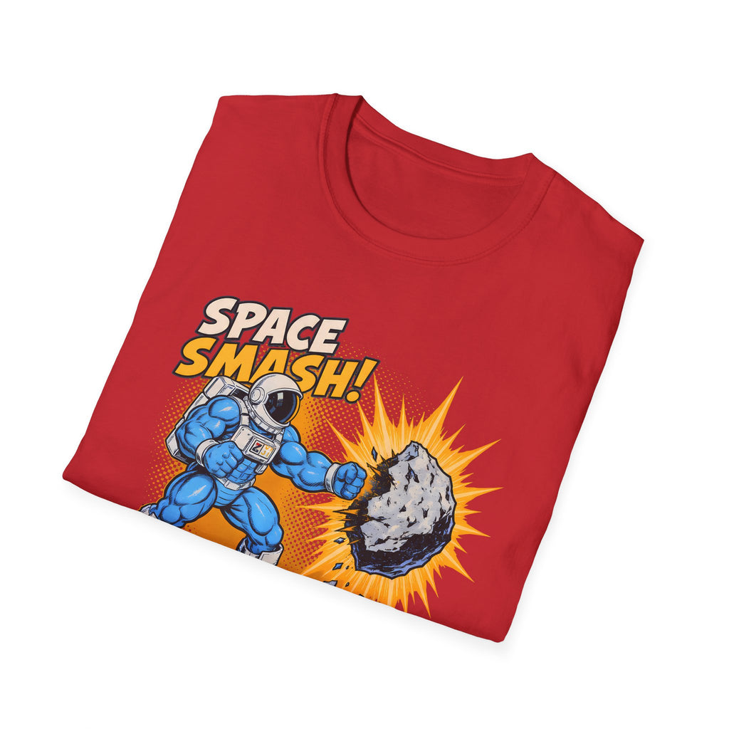 Space Smash Comic Style T-Shirt