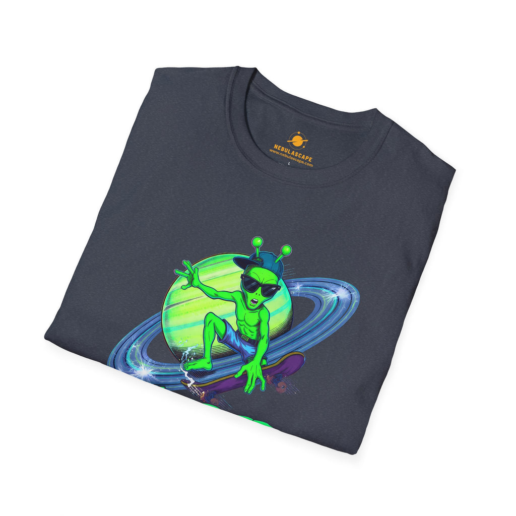 Shred The Void - Alien Skateboarder T-Shirt