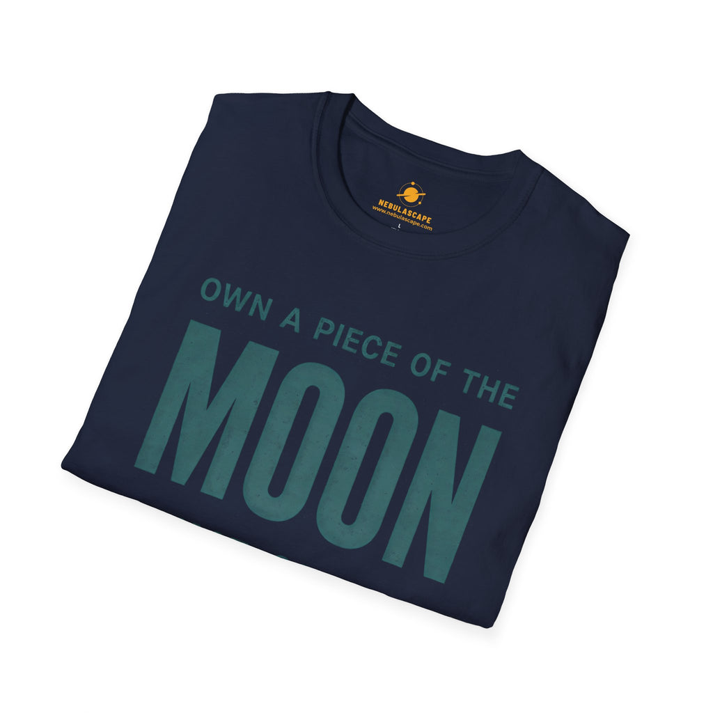 Moon Real Estate T-Shirt — "Own a Piece of the Moon" Vintage Space Tee