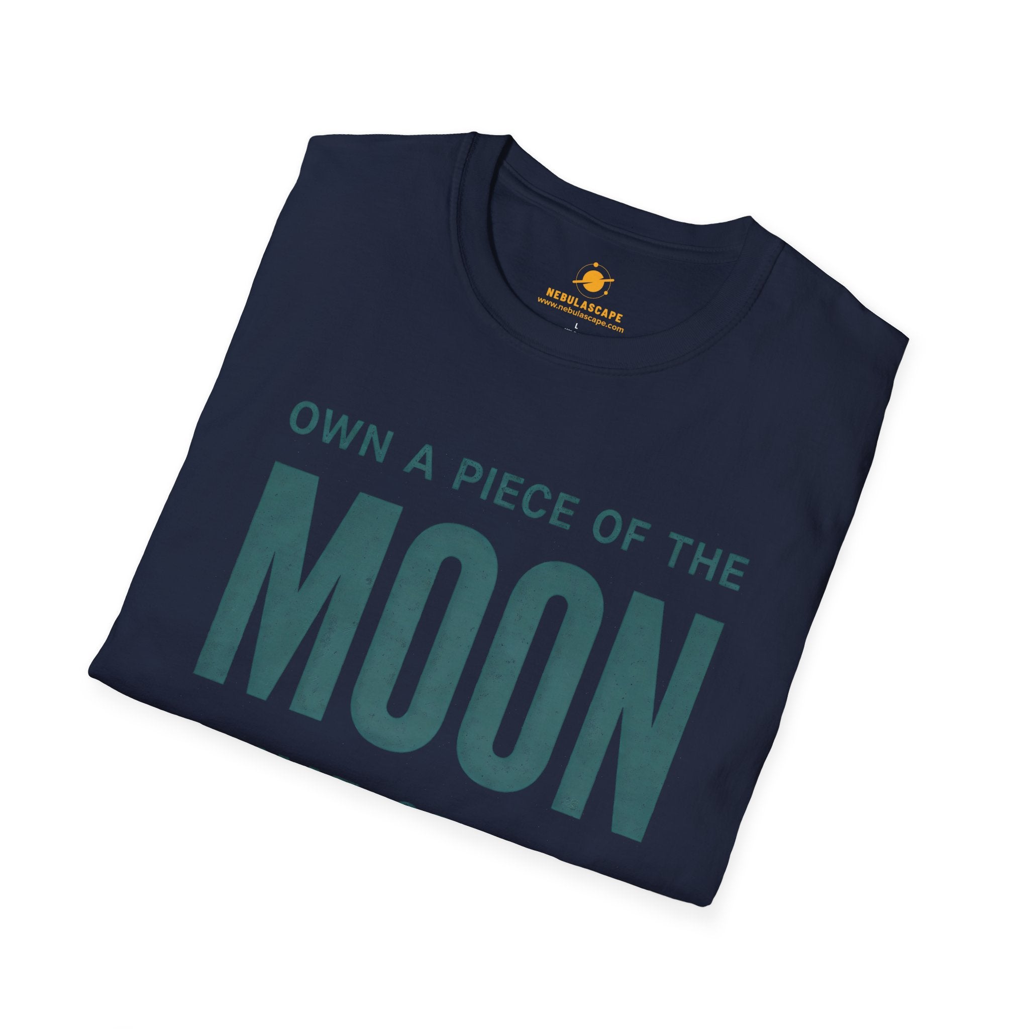 Moon Real Estate T-Shirt — "Own a Piece of the Moon" Vintage Space Tee