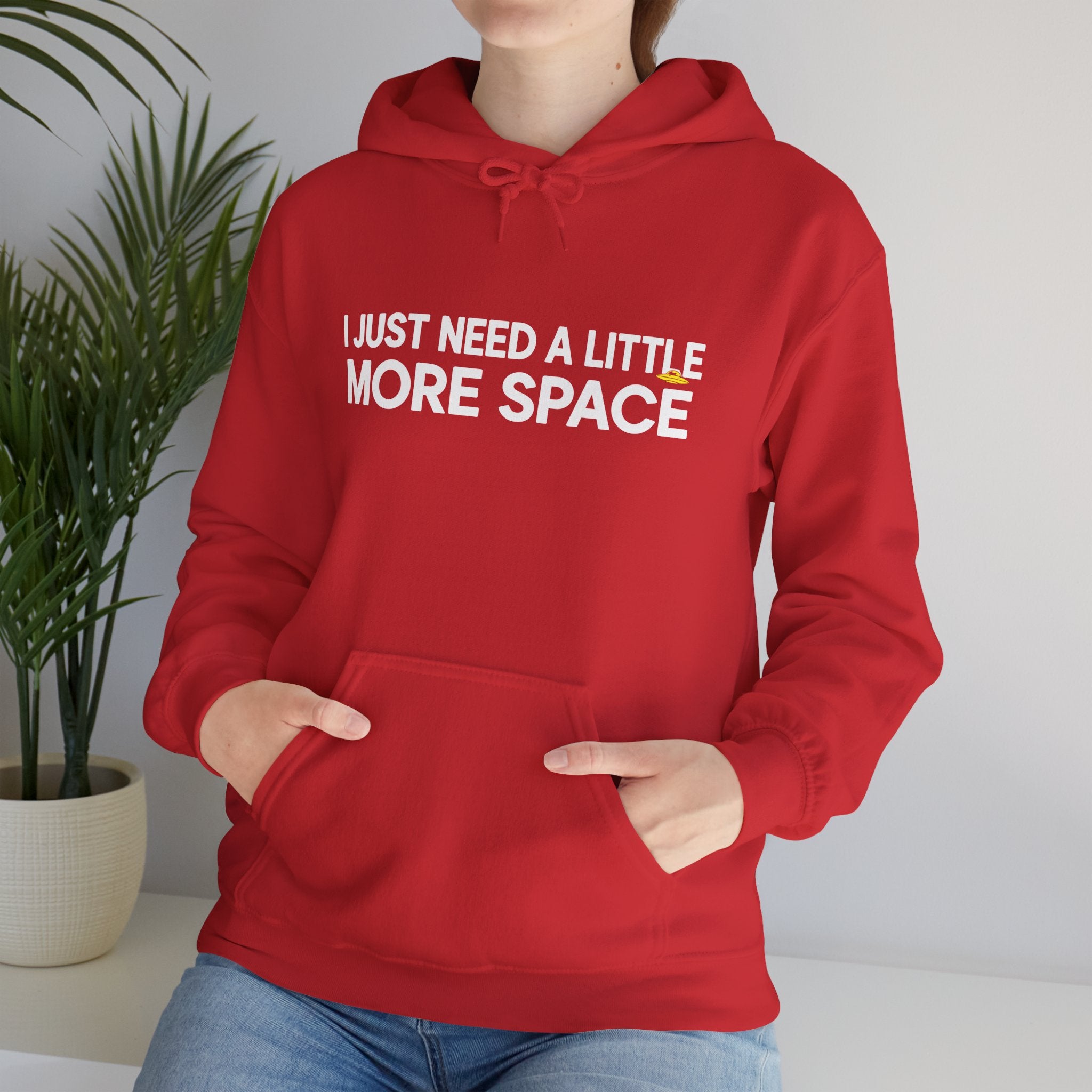 Hoodie - "I Just Need A Little More Space" Funny Graphic Pullover