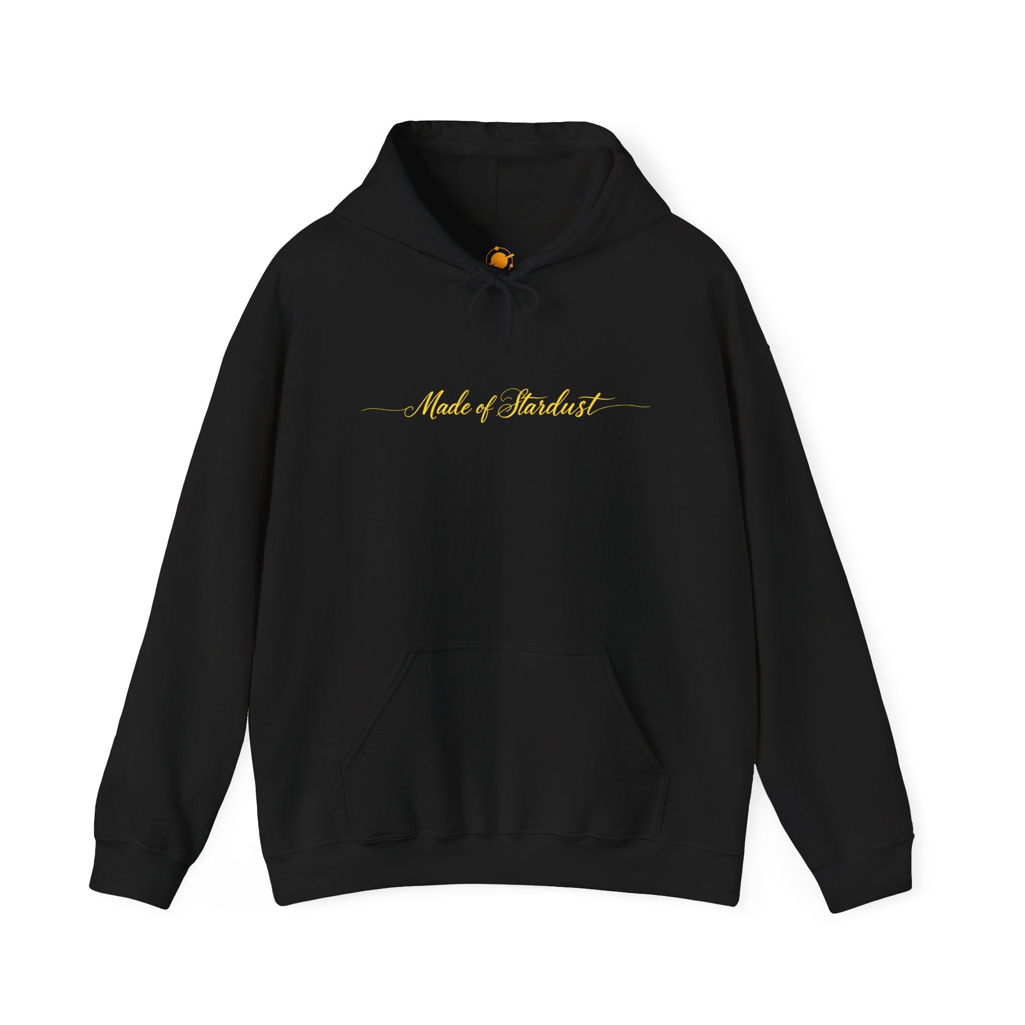 Made of Stardust Hoodie – Gold Script Cosmic Sweatshirt