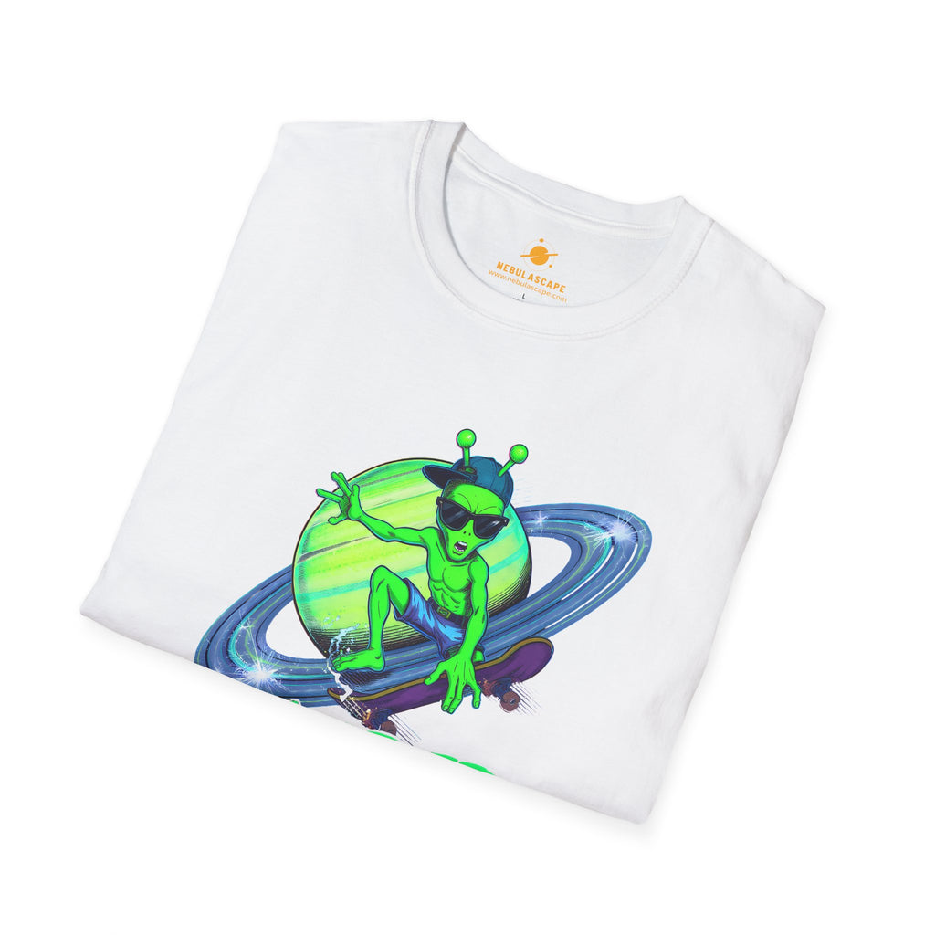 Shred The Void - Alien Skateboarder T-Shirt