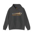 Cosmic Blaster Hoodie — Retro Space Ray Gun Graphic Pullover