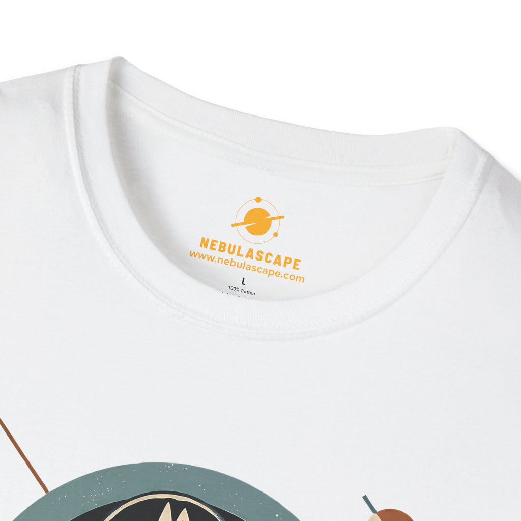 Orbital Pioneer Dog in Space T-Shirt