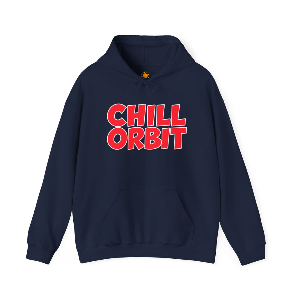 Chill Orbit Hoodie — Retro Bold Graphic Pullover
