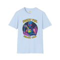 T-Shirt — Rocket Fuel Served Cold Graphic Tee (Alien Scientist Design)