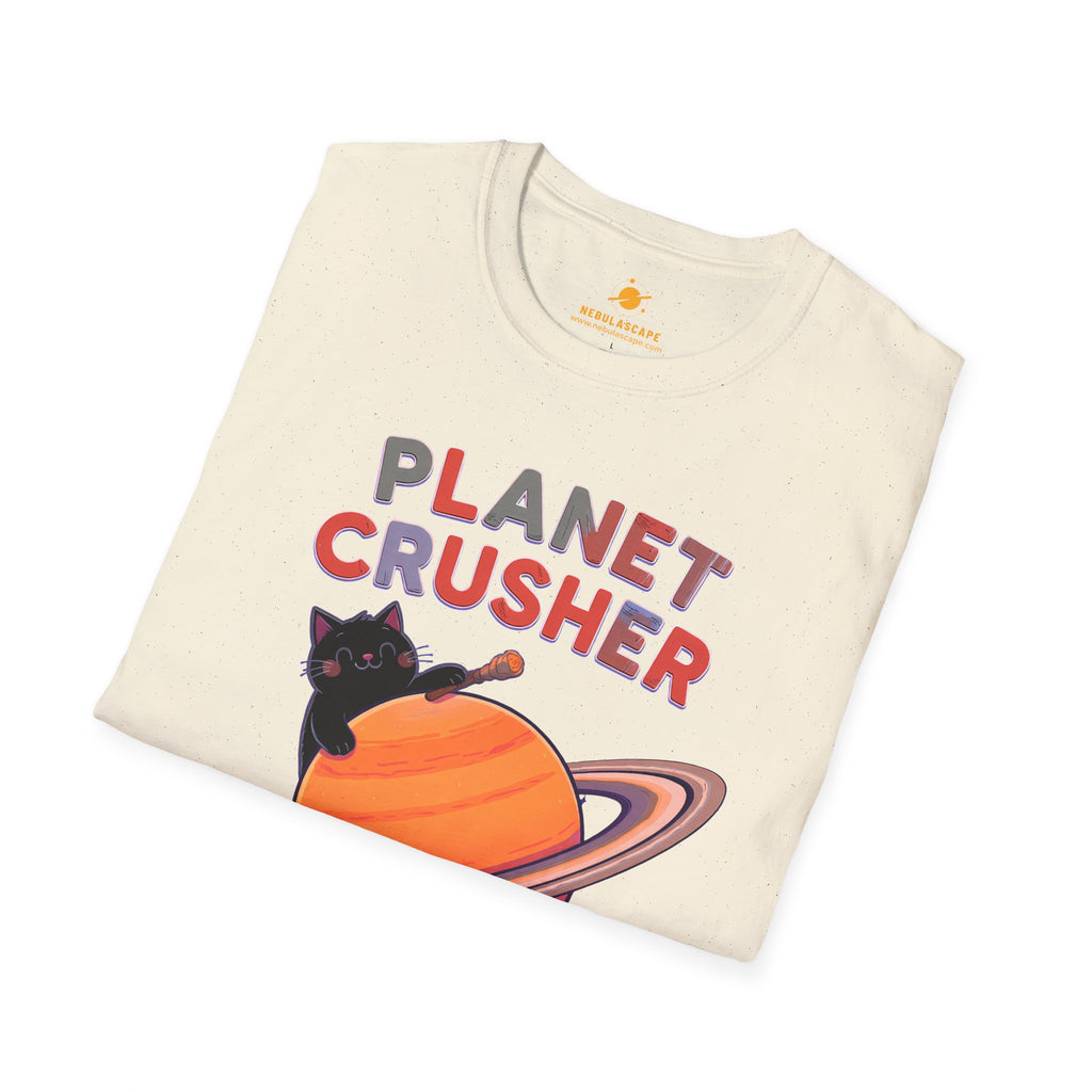 Planet Crusher Black Cat T-Shirt