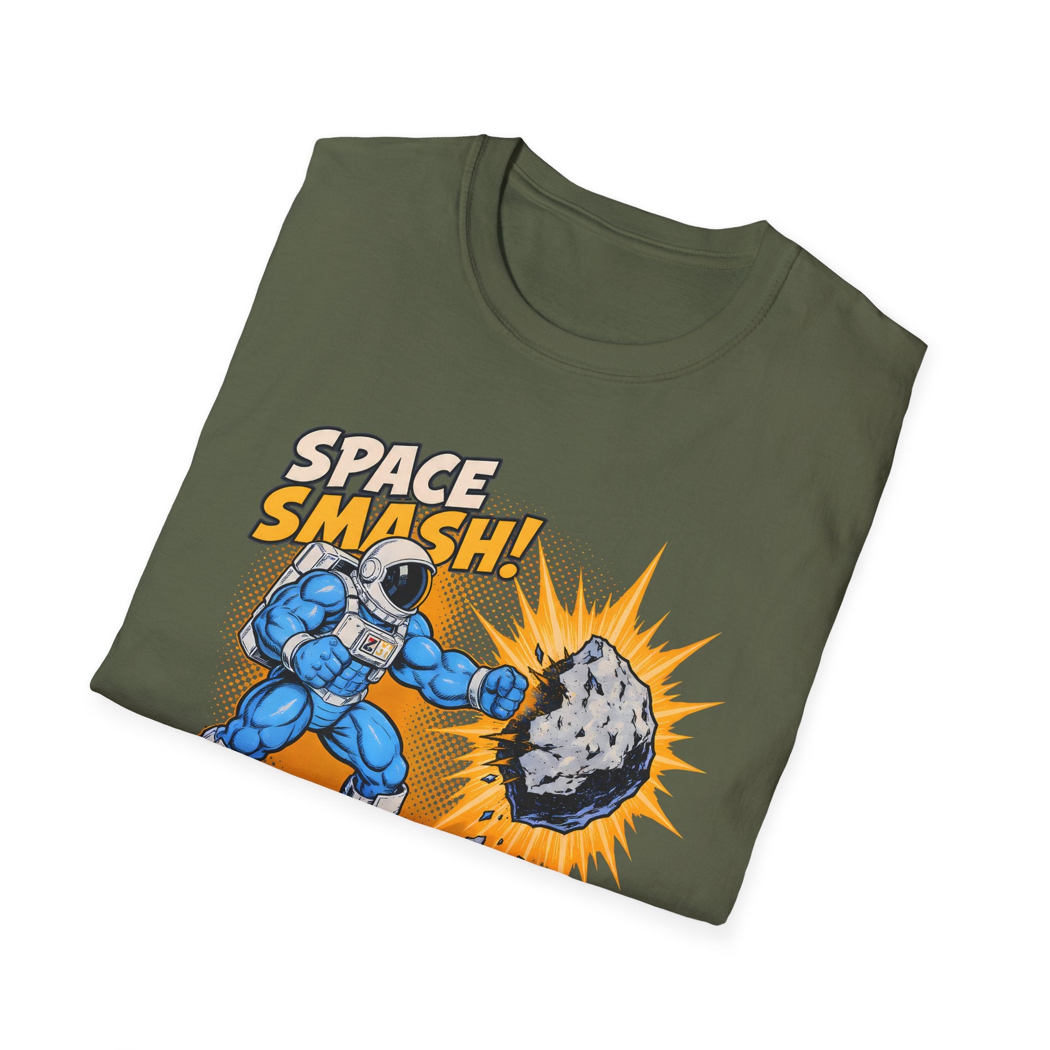 Space Smash Comic Style T-Shirt