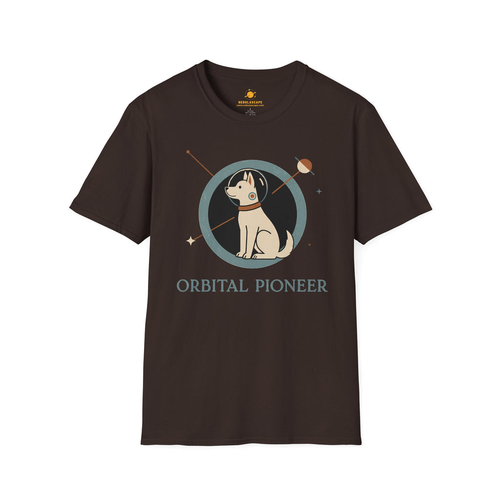 Orbital Pioneer Dog in Space T-Shirt