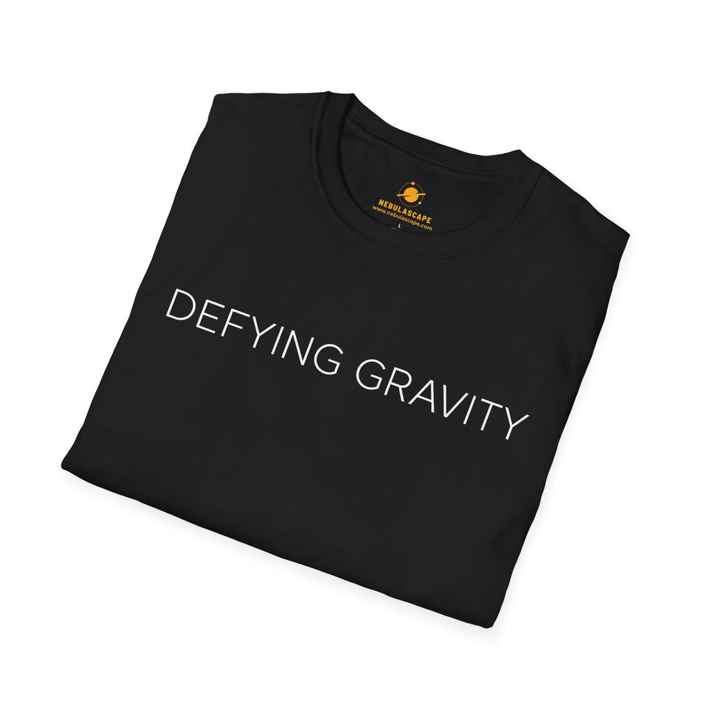 Defying Gravity T-Shirt — Minimalist Inspirational Graphic Tee