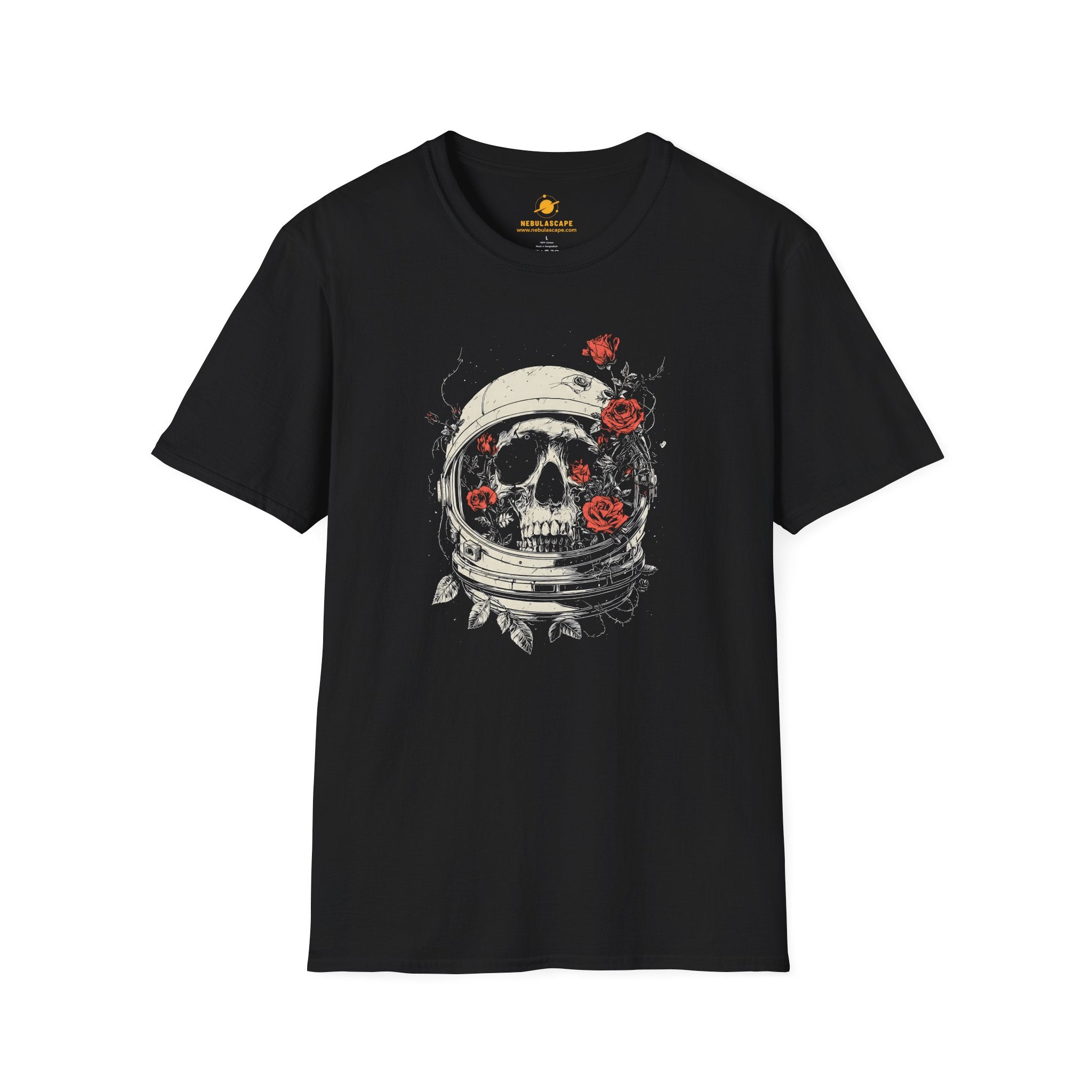 Floral Moonface T-Shirt — Soft Vintage Botanical Graphic Tee