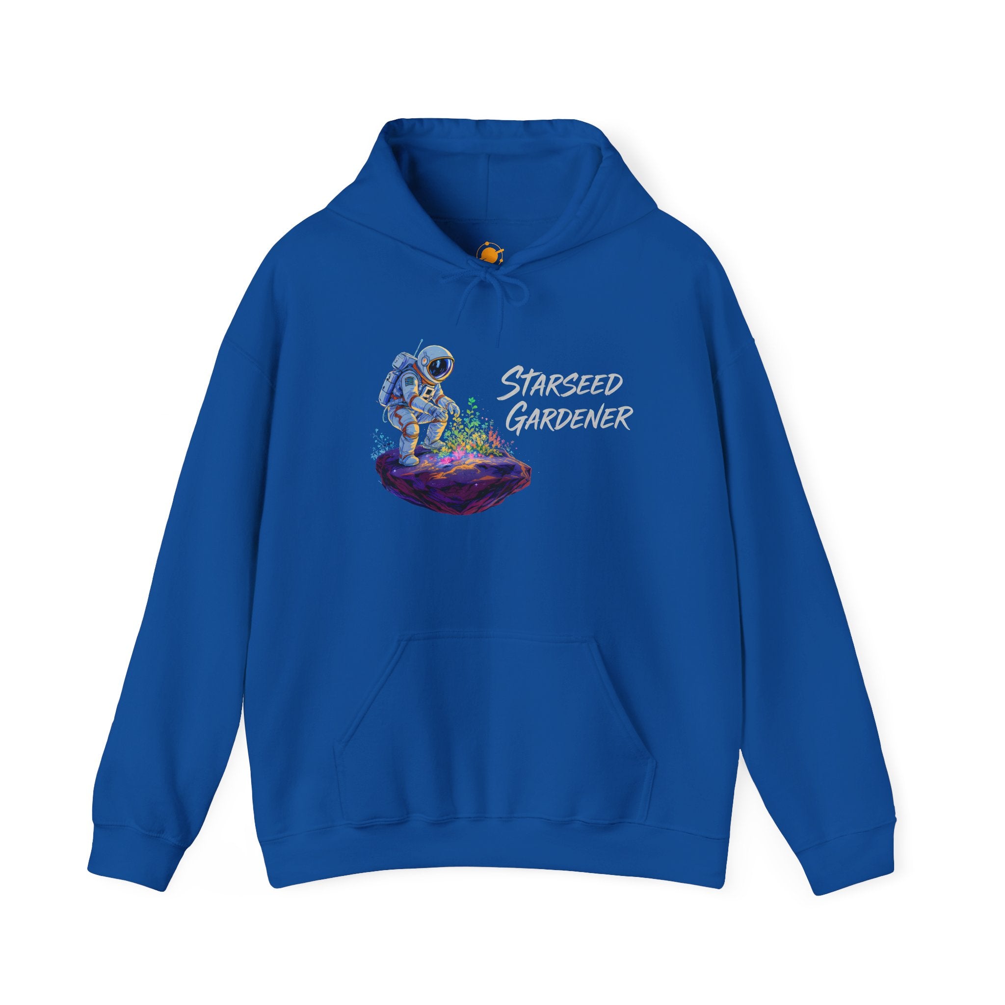 Starseed Gardener Hoodie — Astronaut Plant Lover Graphic Sweatshirt