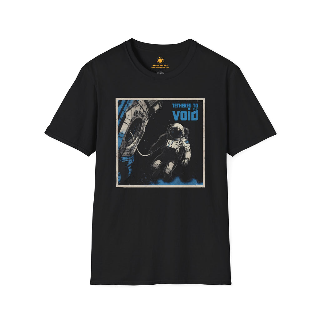 Astronaut T-Shirt — 'Tethered to the Void' Space