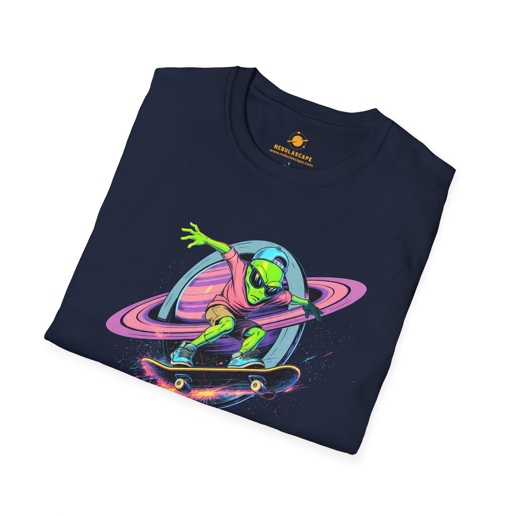 Shred The Void - Alien Skateboarder T-Shirt