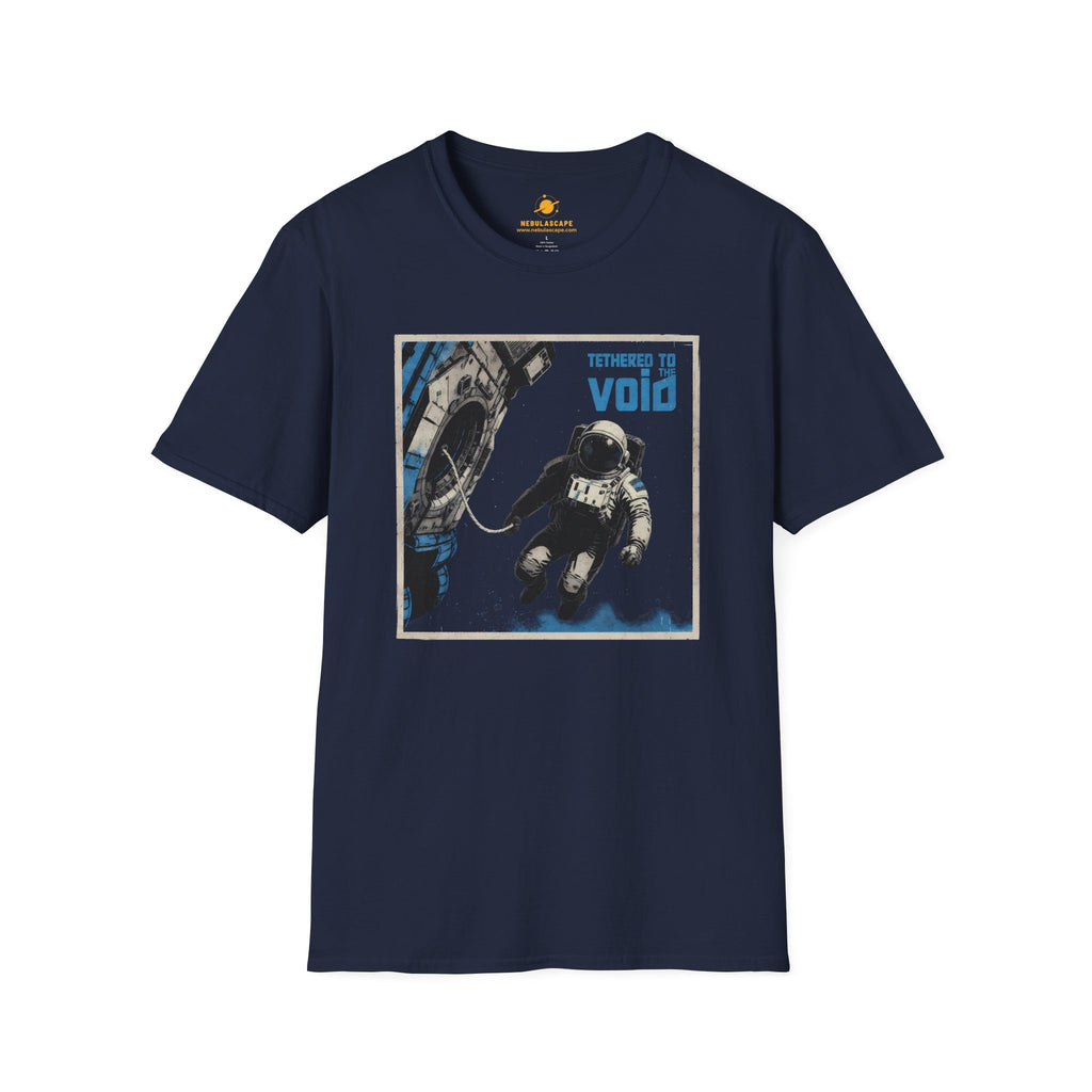 Astronaut T-Shirt — 'Tethered to the Void' Space