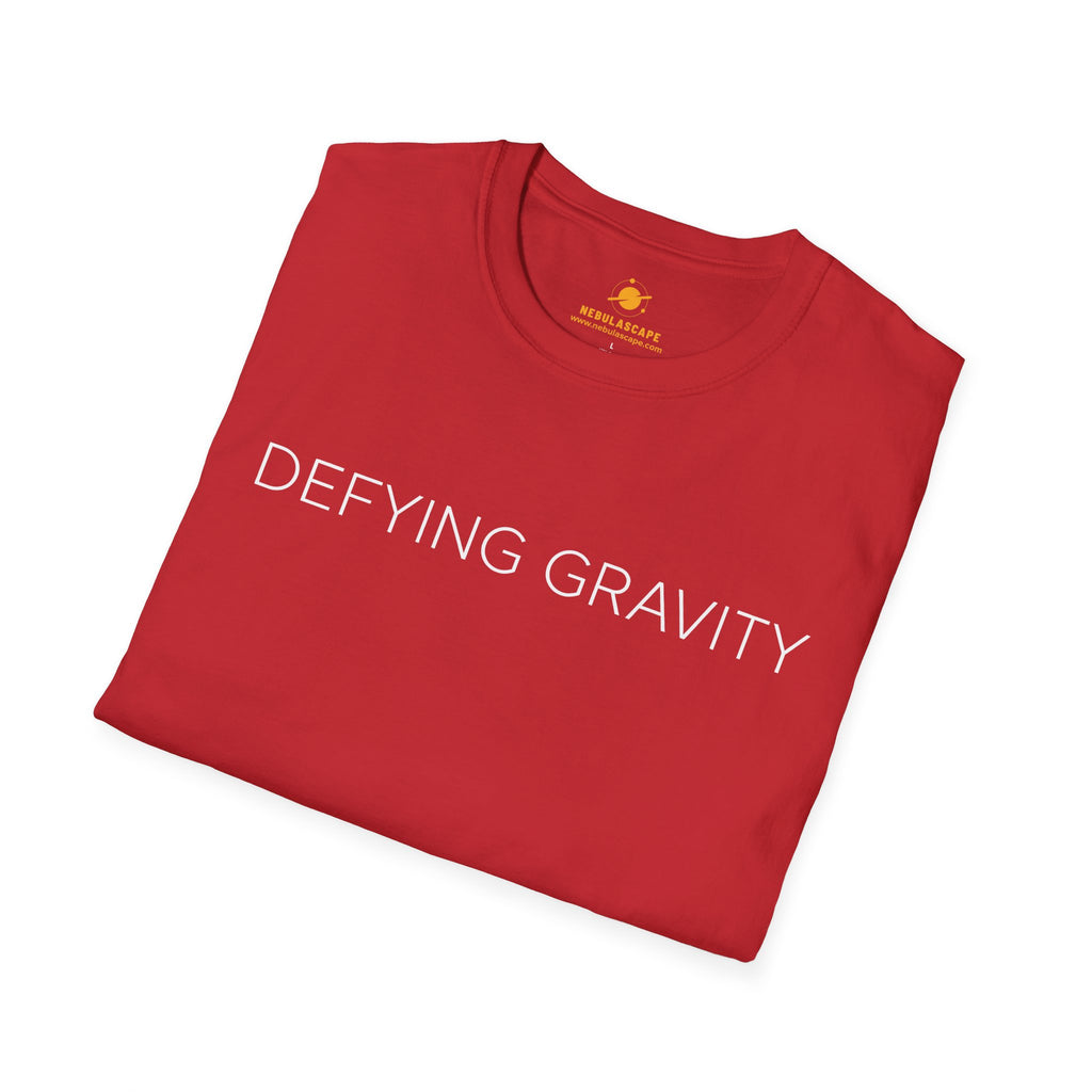 Defying Gravity T-Shirt — Minimalist Inspirational Graphic Tee