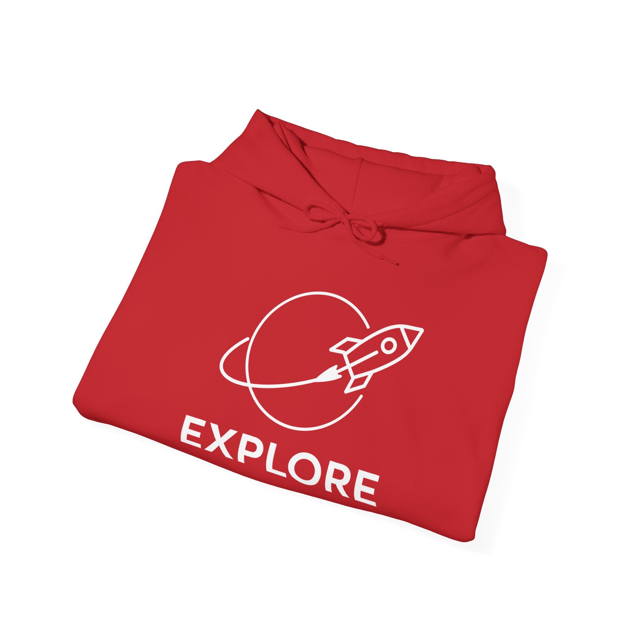 Explore Rocket Hoodie — Adventure Space Sweatshirt