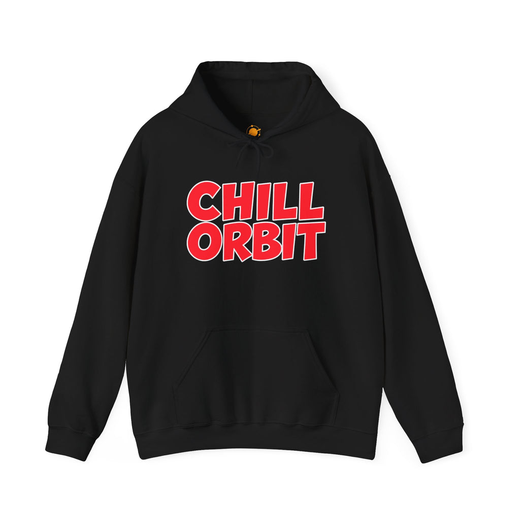 Chill Orbit Hoodie — Retro Bold Graphic Pullover