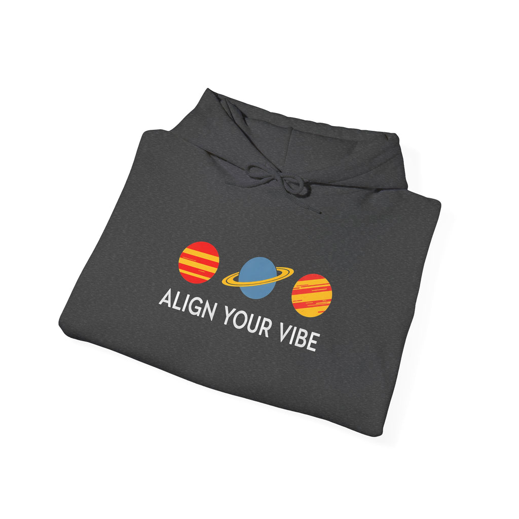 Align Your Vibe Hoodie – Planet Graphic Spiritual Sweatshirt