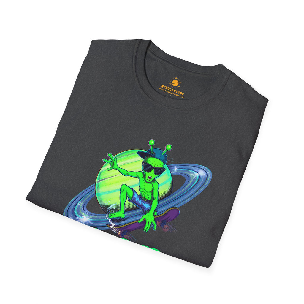 Shred The Void - Alien Skateboarder T-Shirt